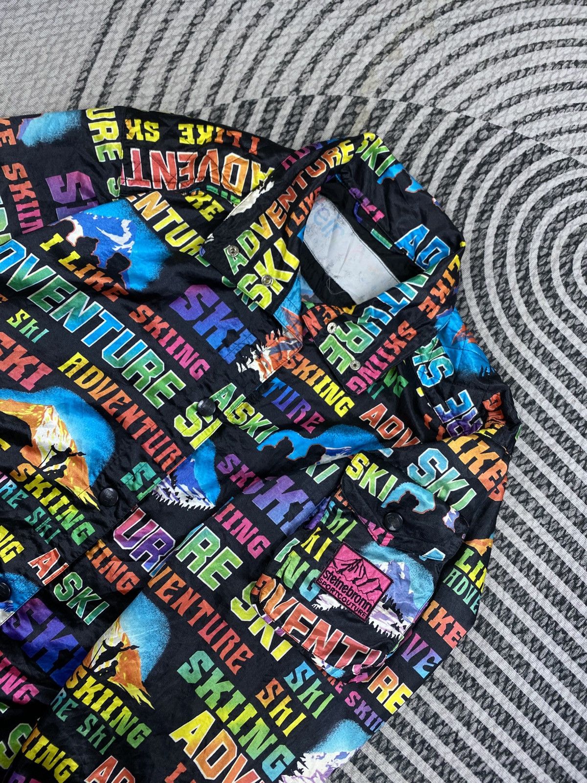 Japanese Brand Vtg Steinebronn Sportcouture X Ski Multicolor Button Jacket Size US L / EU 52-54 / 3 - 6 Thumbnail