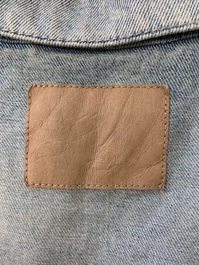 Balenciaga Balenciaga Distressed Patchwork Single Breasted Denim Jack Size US XL / EU 56 / 4 - 3 Thumbnail