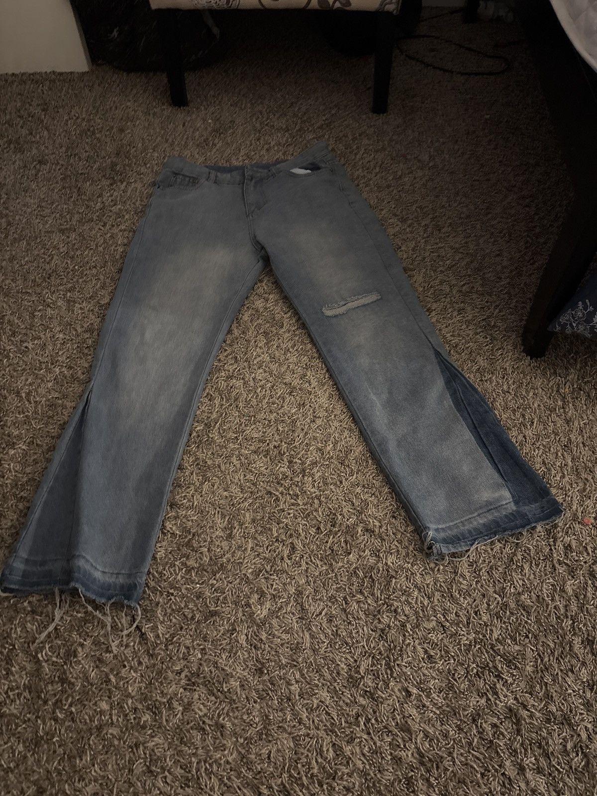 Other flared baggy washed blue jeans Size US 29 - 2 Thumbnail