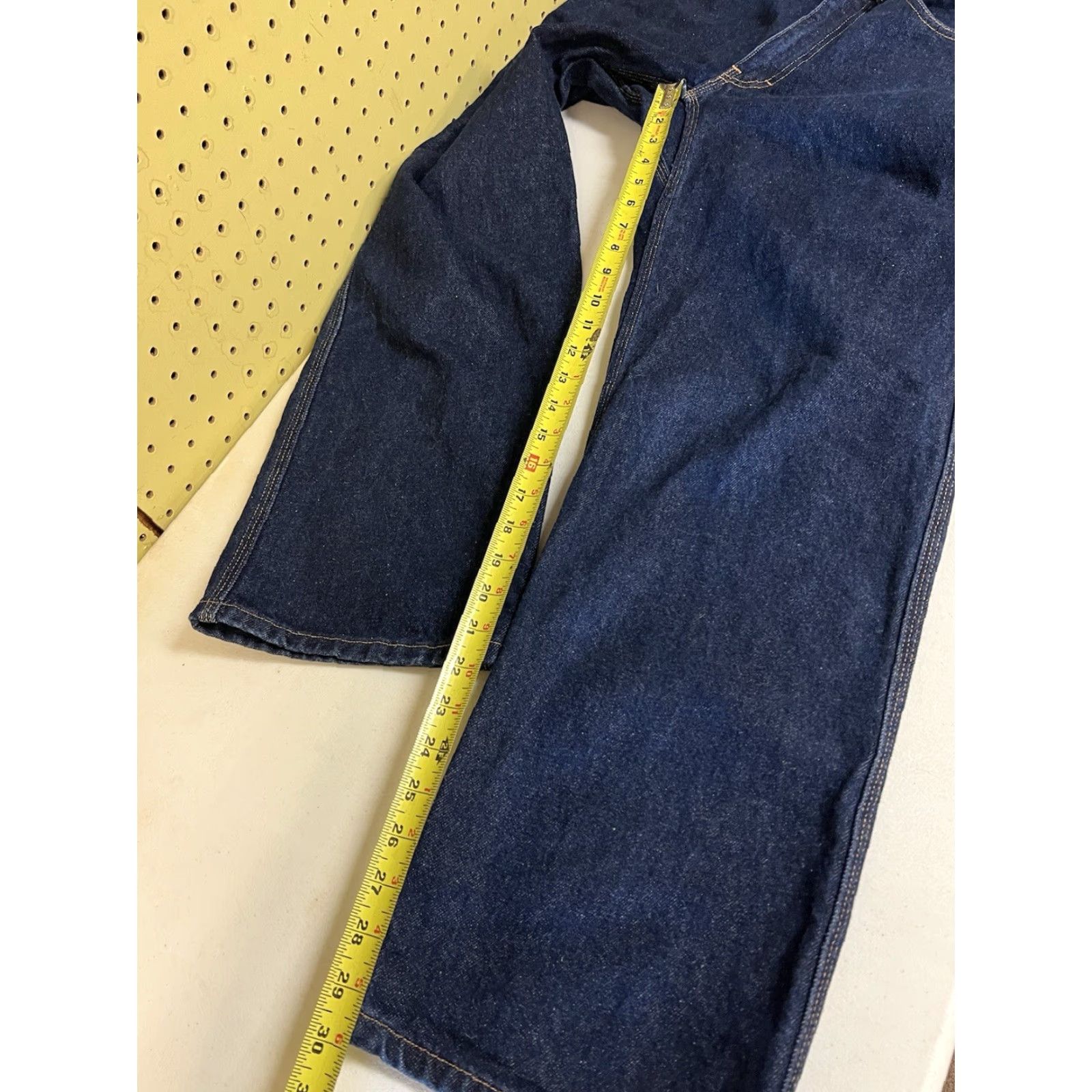 Denime Duluth Jeans Mens 32x30 Blue Denim Work Wear Triple Stitched USA Made Regular Fit 5-Pocket Denim Jeans Size US 32 / EU 48 - 7 Thumbnail
