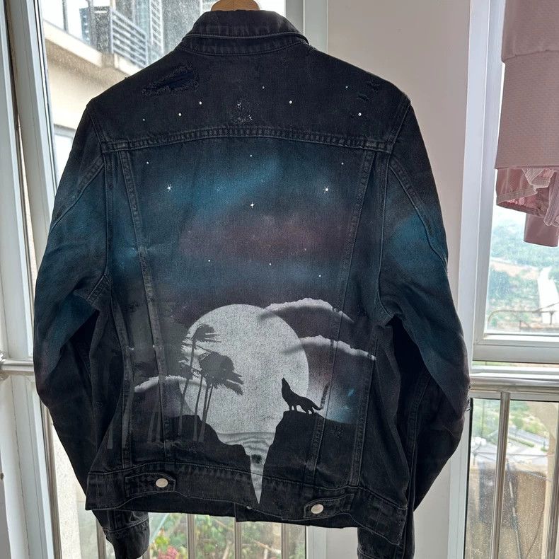 Amiri Amiri 18AW Swarovski Starry Crystal Jacket Size US S / EU 44-46 / 1 - 2 Thumbnail