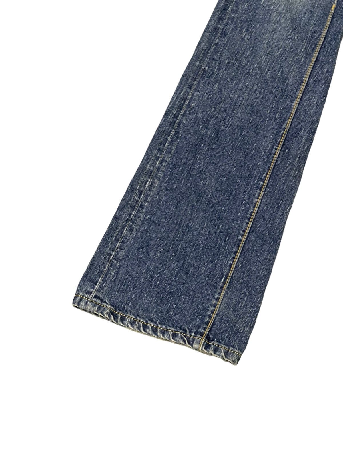 Edwin Flare Jeans Edwin Japan Faded Distress Boot Cut 8🟦1 Size US 29 - 5 Thumbnail