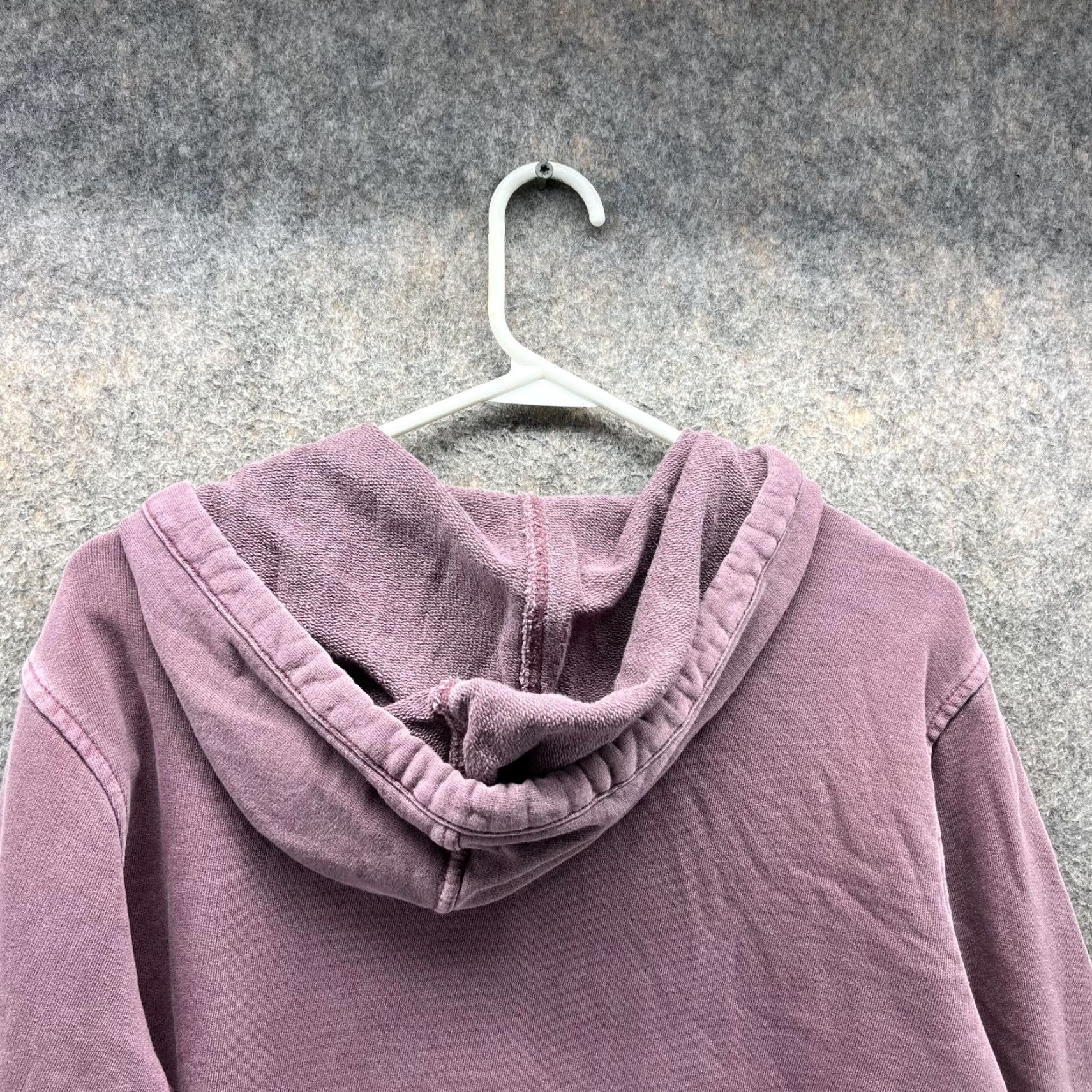 Lucky Brand Lucky Brand Sweater Hoodie Mens Medium Purple Pullover Casual 1990s Pattern: Solid Vintage: No Size US M / EU 48-50 / 2 - 2 Thumbnail
