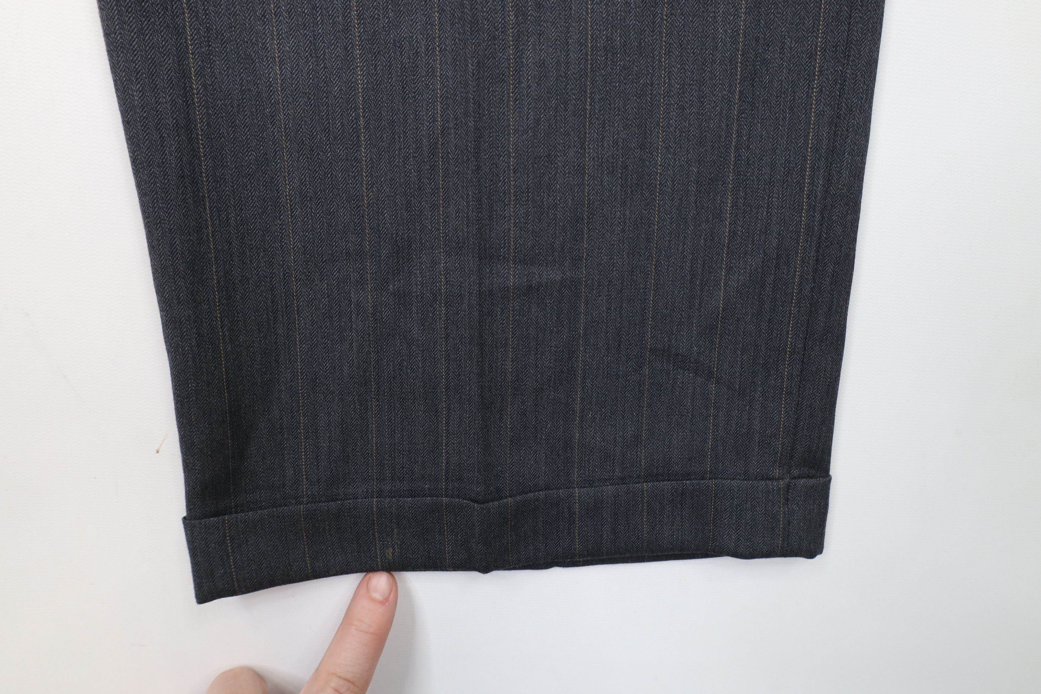 Vintage Vintage 90s Streetwear Worsted Wool Wide Leg Chino Pants Size US 38 / EU 54 - 5 Thumbnail