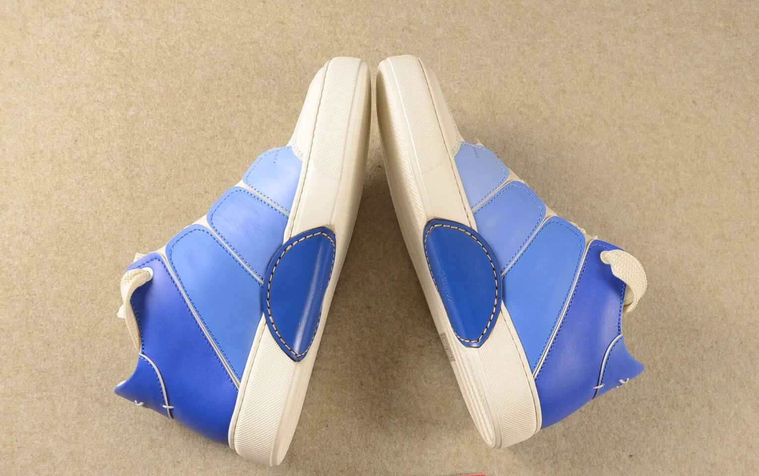 Other Zegna Tiziano Hi-Top Gradient Blue Sneaker EU5 US6 Size US 6 / EU 39 - 6 Thumbnail