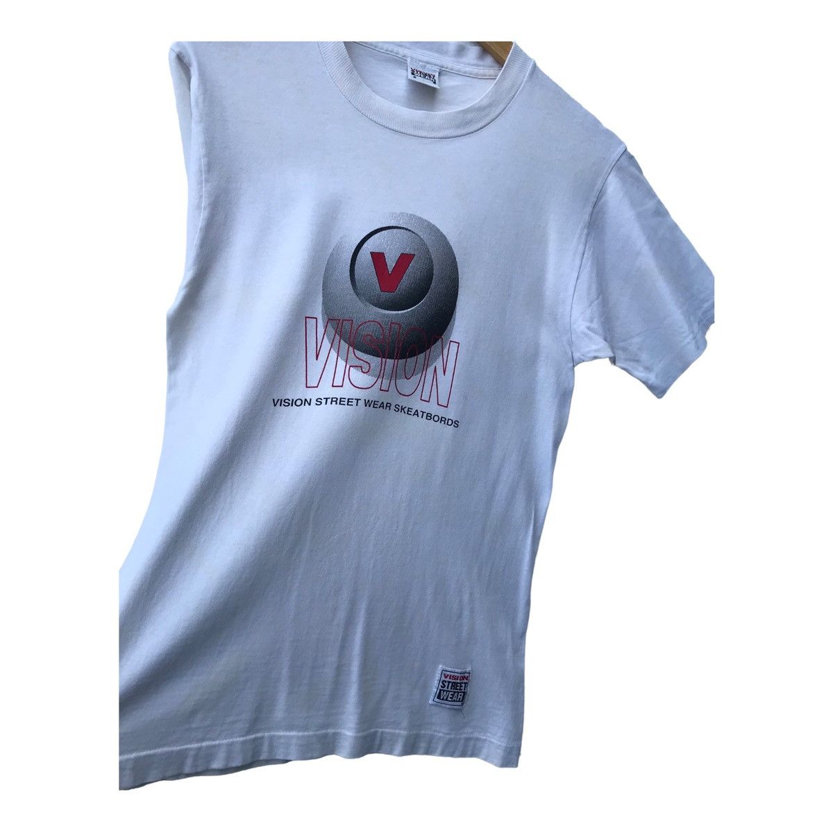 Vision Streetwear Vintage Vision Streetwear Skate Tee Streetwear Shirt-STAINS Size US S / EU 44-46 / 1 - 8 Thumbnail