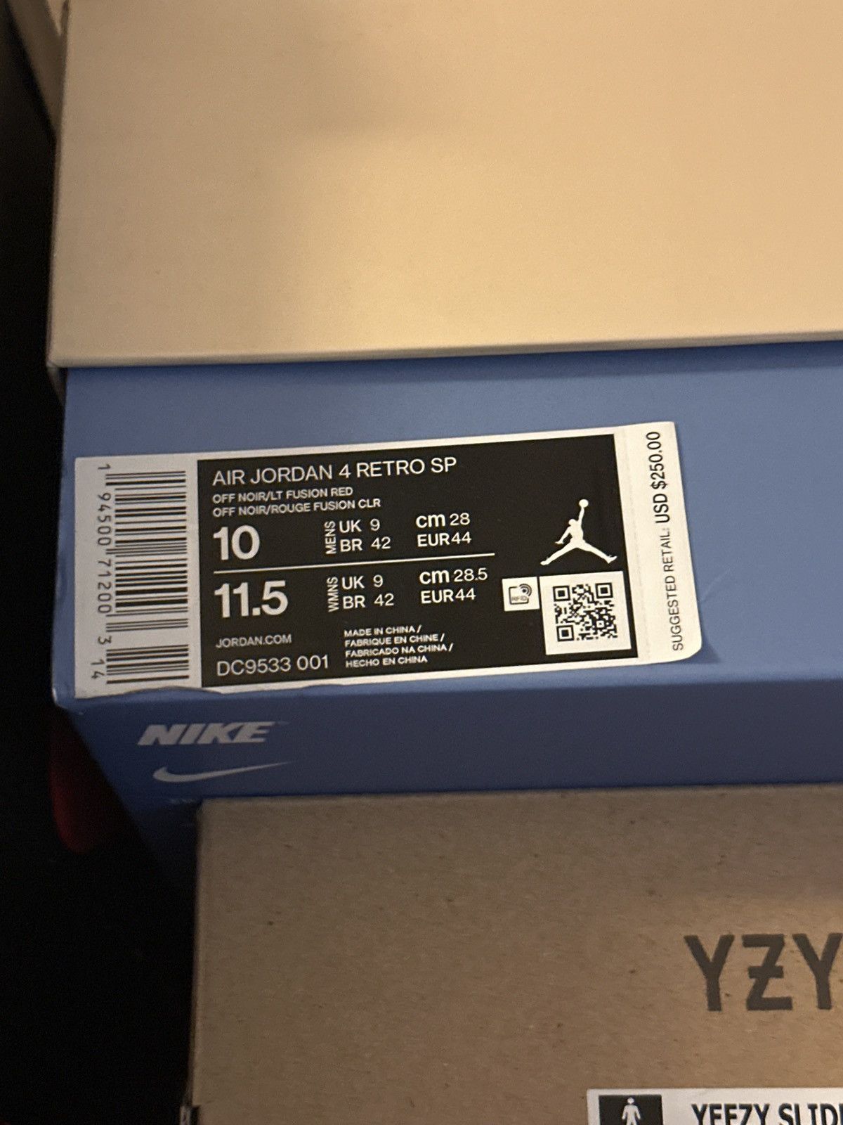 Jordan Brand × Union LA JORDAN RETRO 4 UNION Size US 10 / EU 43 - 8 Thumbnail