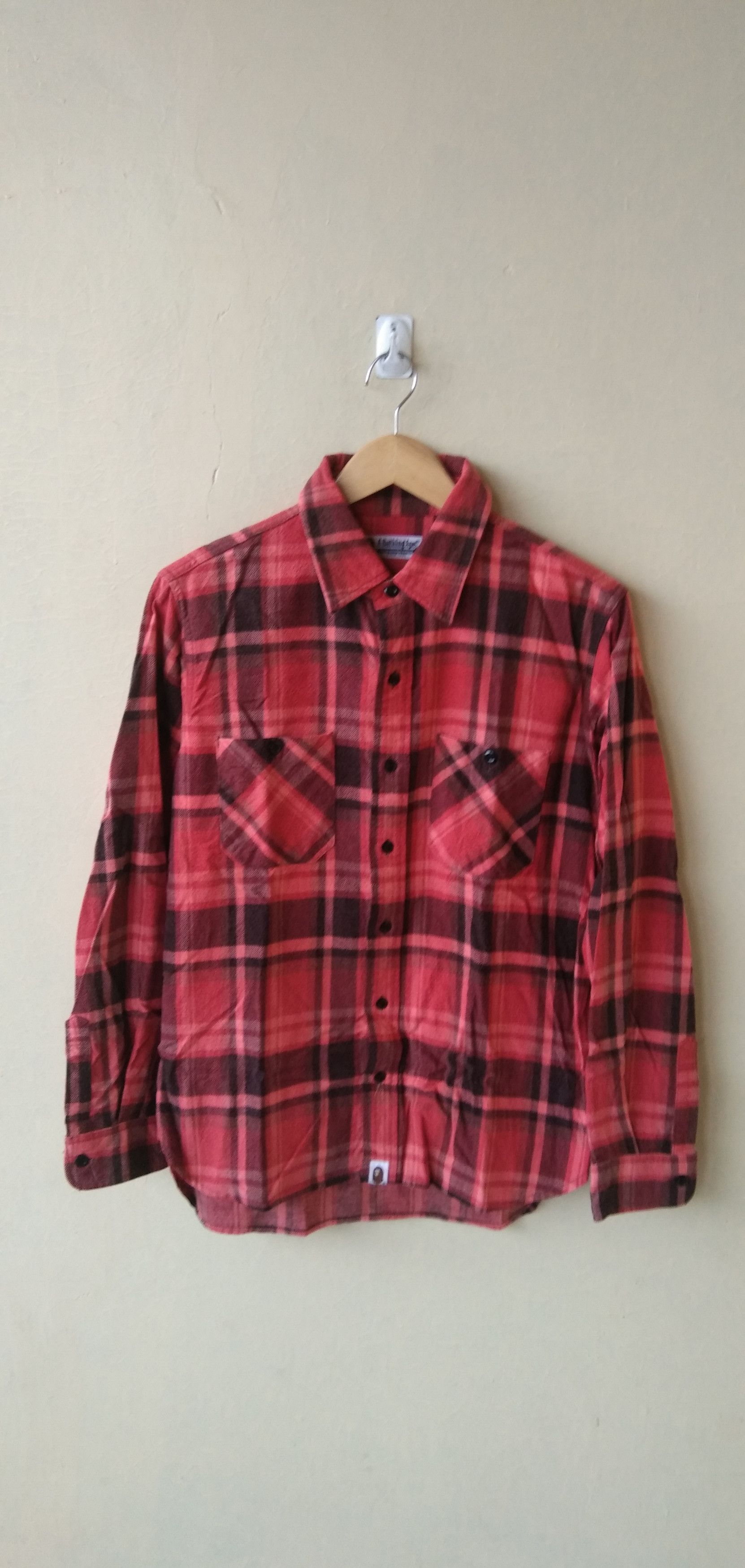 Bape Plaid Flannel Shirt Size US M / EU 48-50 / 2 - 1 Thumbnail