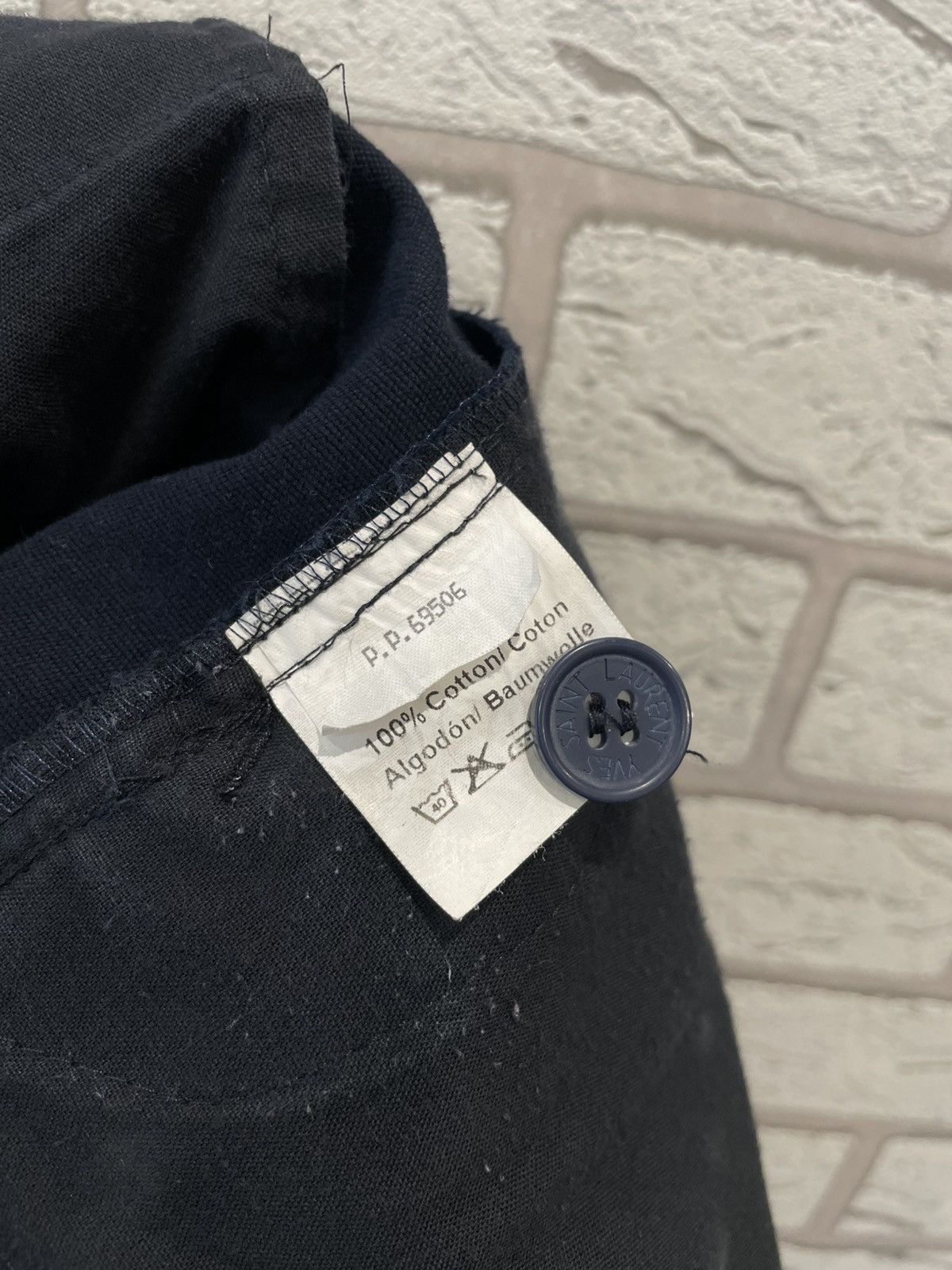 Yves Saint Laurent Yves Saint Laurent Vintage YSL Cargo Shorts Navy Blue Size US 30 / EU 46 - 15 Thumbnail