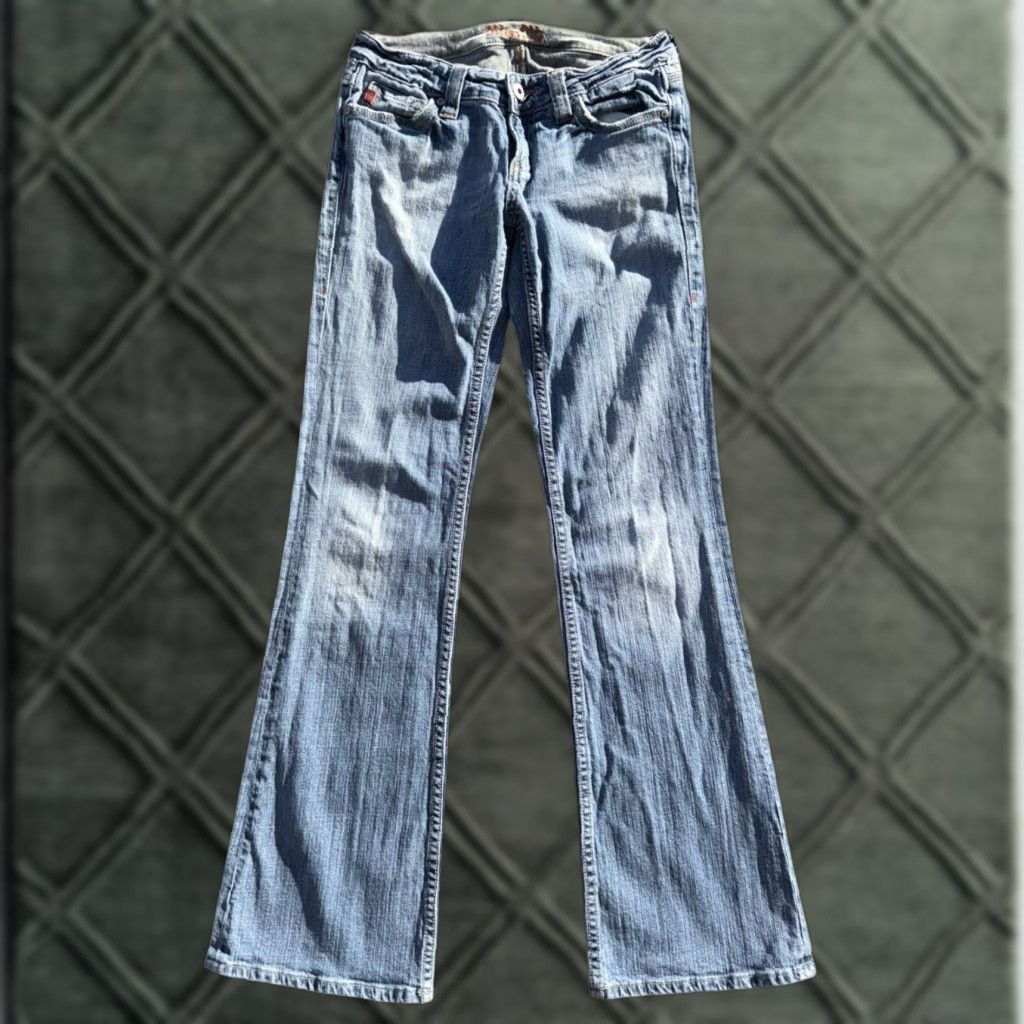 Miss Me VINTAGE Miss Me Jeans Women's Bootcut Flare Pockets Embroidered Size 28 Blue Size 28" / US 6 / IT 42 - 1 Thumbnail