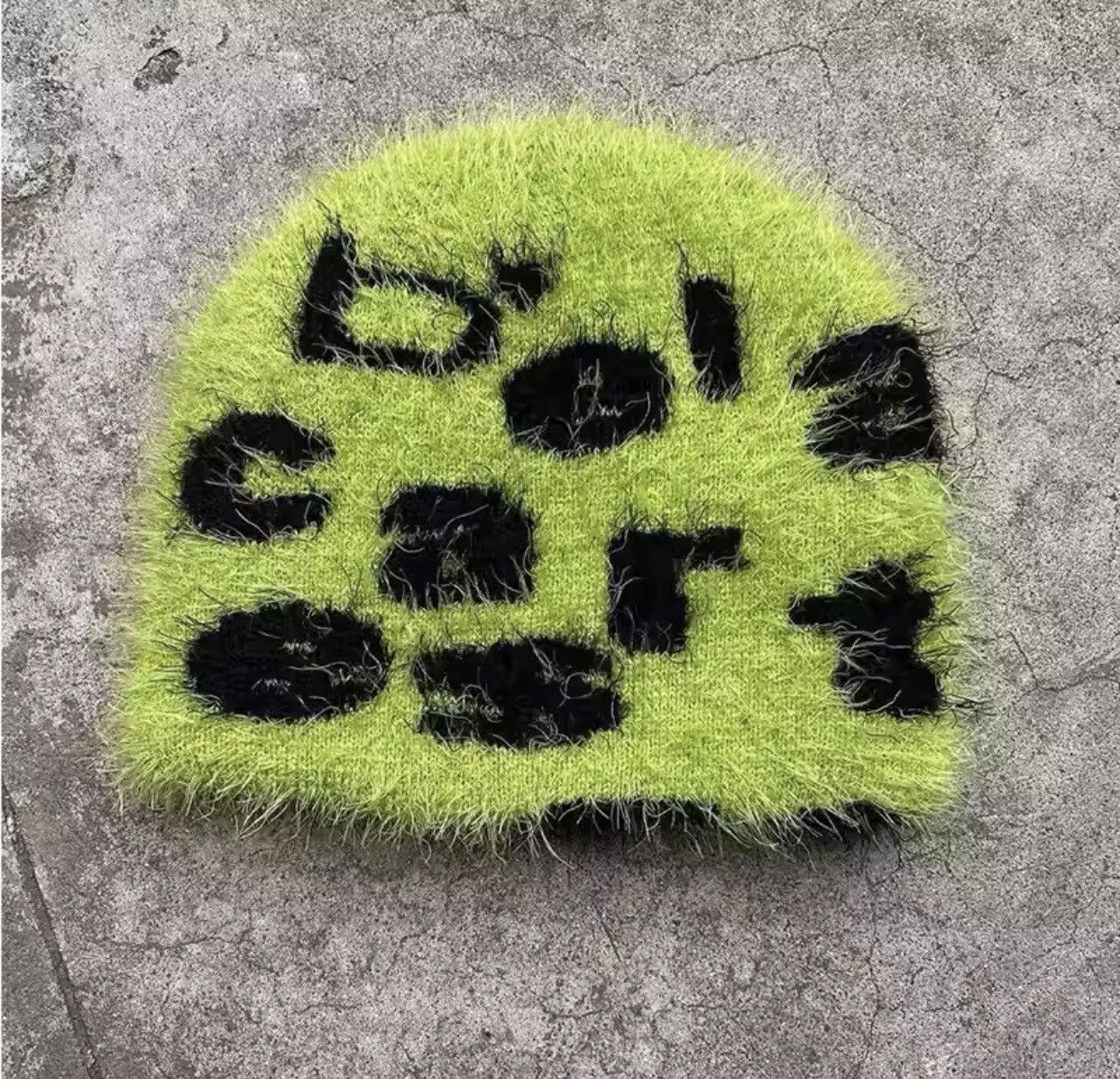 Japanese Brand Rabbit Fur Cap Warm Aesthetic Hundred Take Wool Hat Size ONE SIZE - 3 Thumbnail