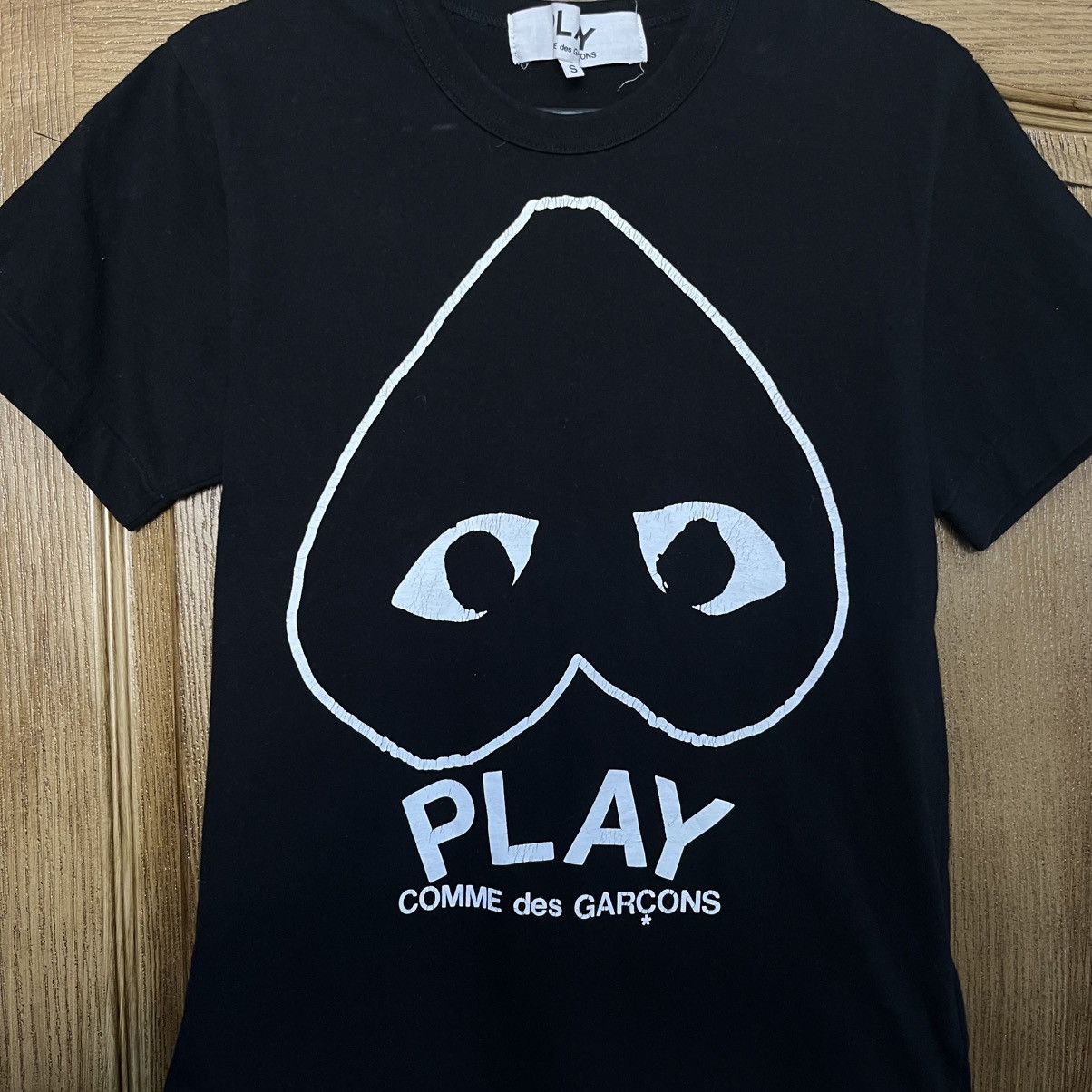 Comme des Garcons Comme Des Garcons Play CDG Big Logo Heart T-Shirt Tee Size US XXL / EU 58 / 5 - 3 Thumbnail