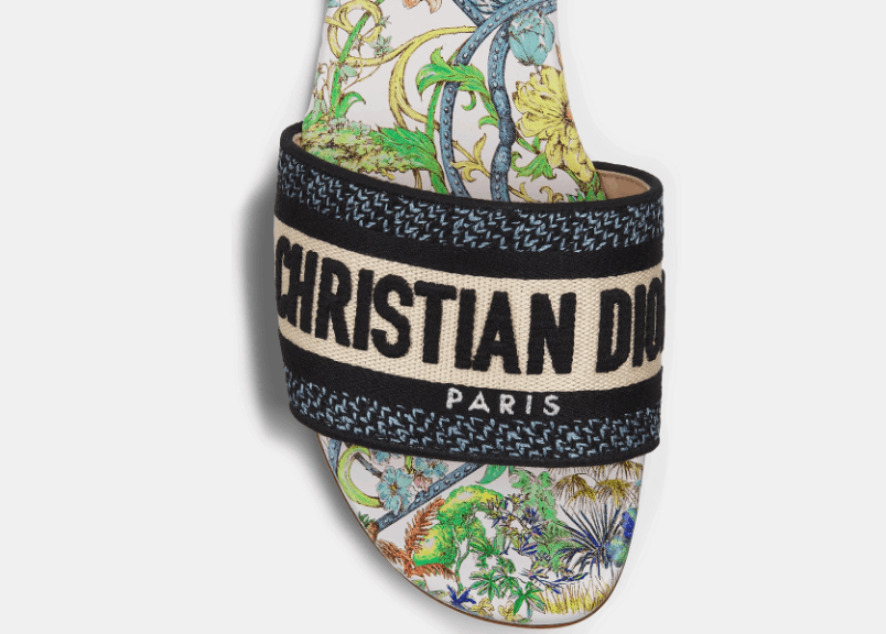 Dior o1w1db10625 KCQ209 Dway Slides in Multicolor Size US 10 / IT 40 - 4 Thumbnail