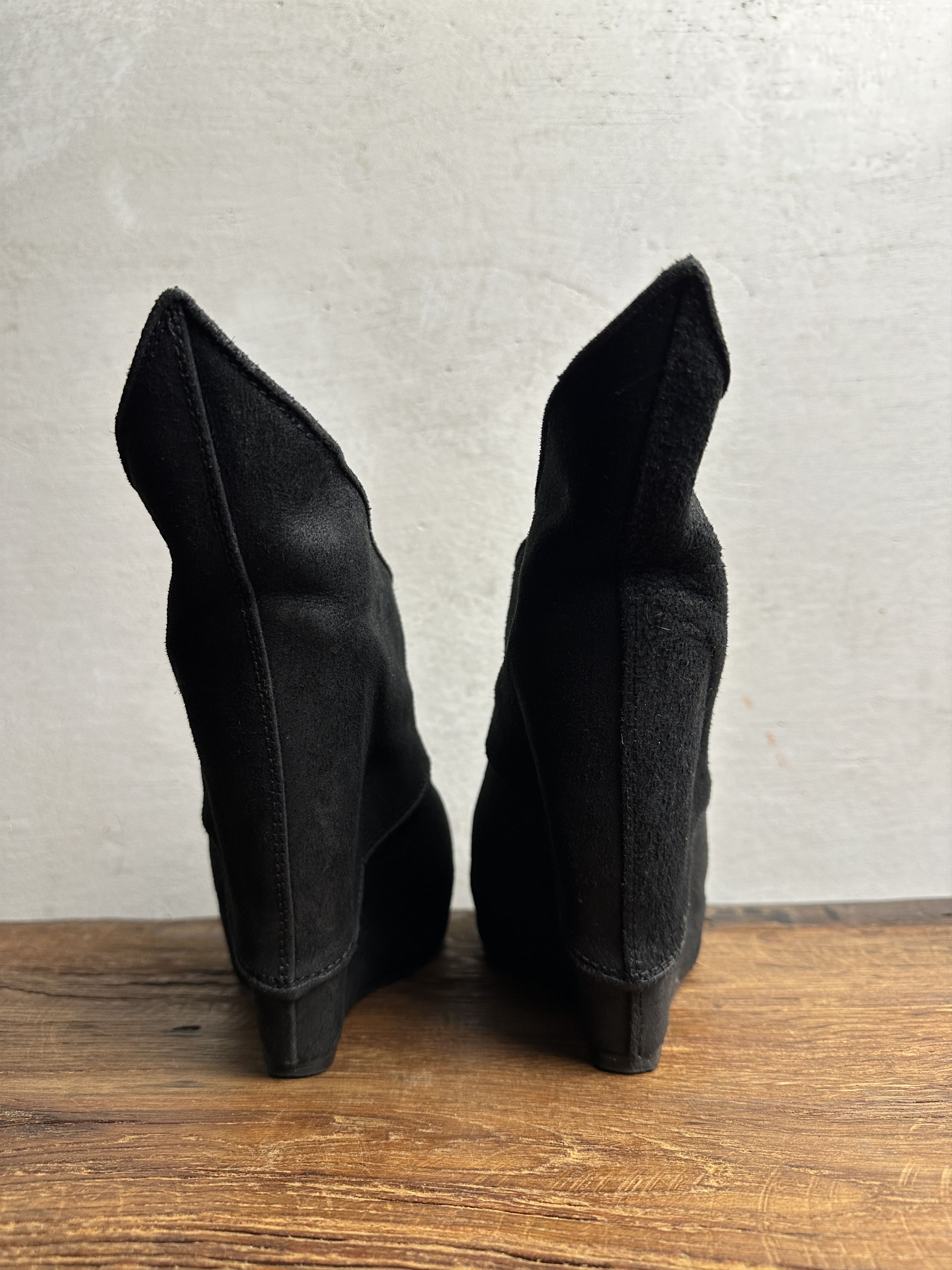 Rick Owens Rick Owens Suede Wedge Sandals Size US 10 / IT 40 - 6 Thumbnail