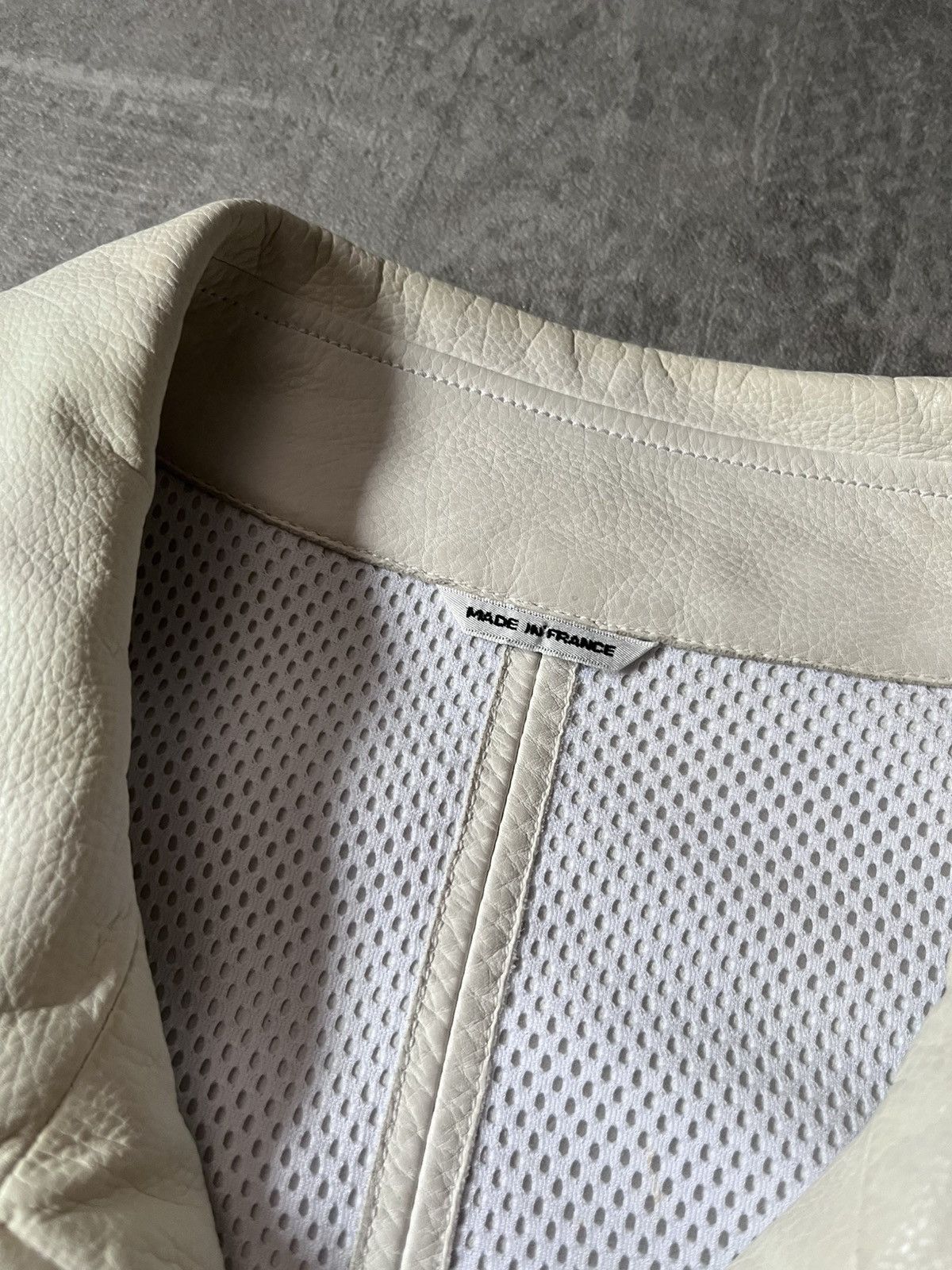 Hermes Hermes white leather jacket very light Size US L / EU 52-54 / 3 - 9 Thumbnail