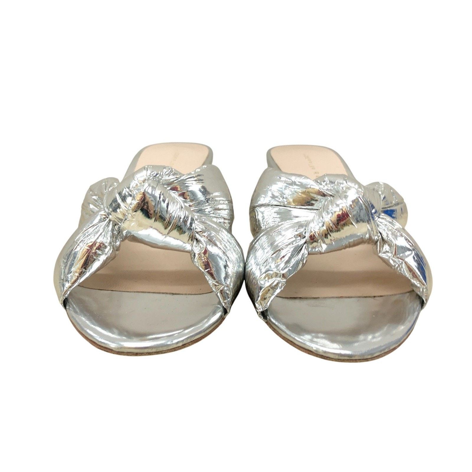 Loeffler Randall Loeffler Randall Sandals 5.5 B Metallic Silver Knot Slide Size US 5.5 / IT 35.5 - 7 Thumbnail