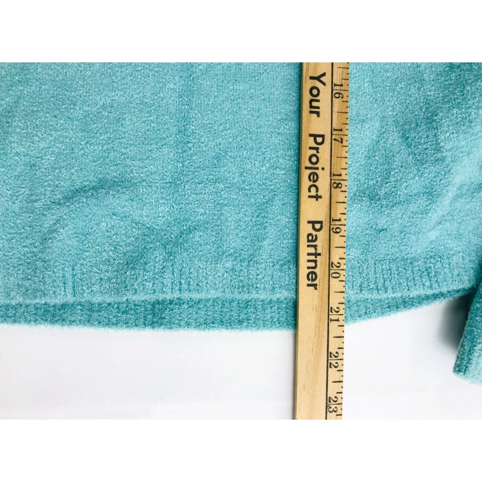 Vintage Sarah Spencer Sweater Women’s Size M Green Fleece Pullover Crew Neck NWT Size M / US 6-8 / IT 42-44 - 4 Thumbnail