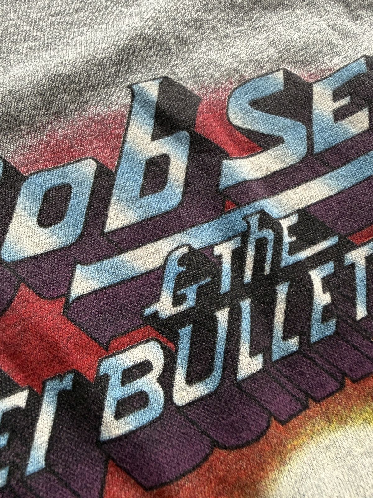 Vintage Vintage Bob Seger 1983 The Distance Tour Baseball Tee Size US XL / EU 56 / 4 - 6 Thumbnail