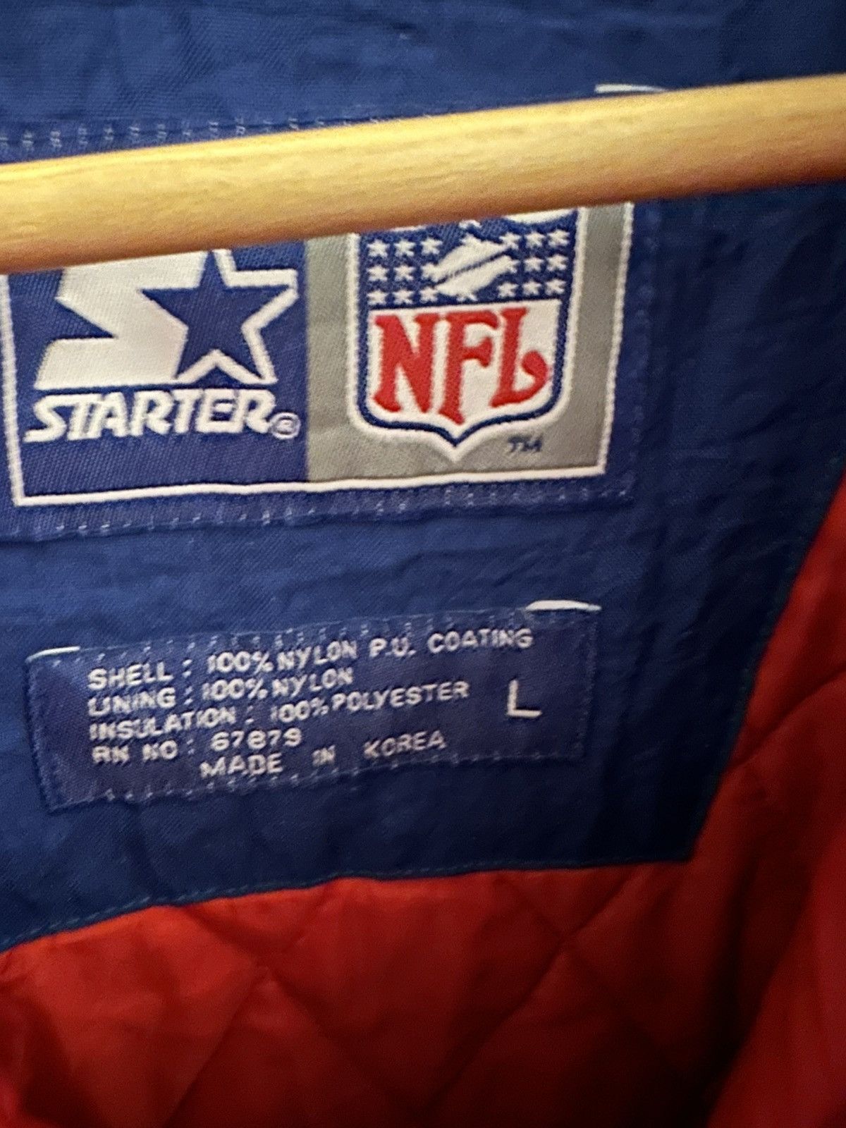 Starter Starter Jacke New York Giants Size L NFL Retro Giants Jacket Size US L / EU 52-54 / 3 - 8 Thumbnail