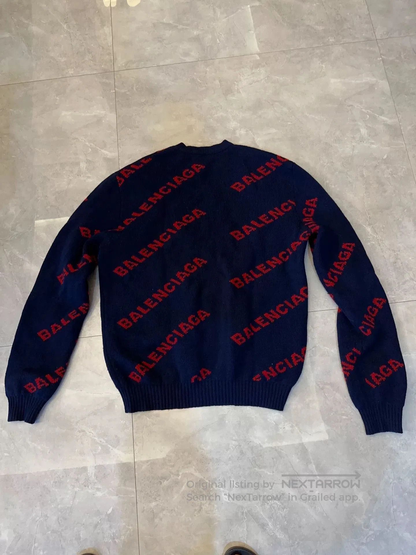 Balenciaga Balenciaga SS22 Logo Pattern Wool Sweater. Size US M / EU 48-50 / 2 - 2 Thumbnail
