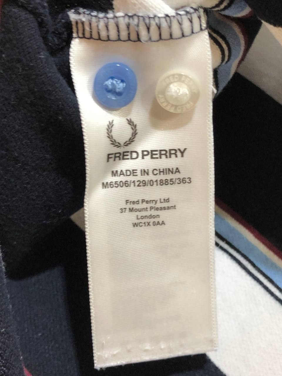 Fred Perry Streetwear striped Polo Fred Perry logo T-Shirt Y2K Vintage Size US XL / EU 56 / 4 - 3 Thumbnail