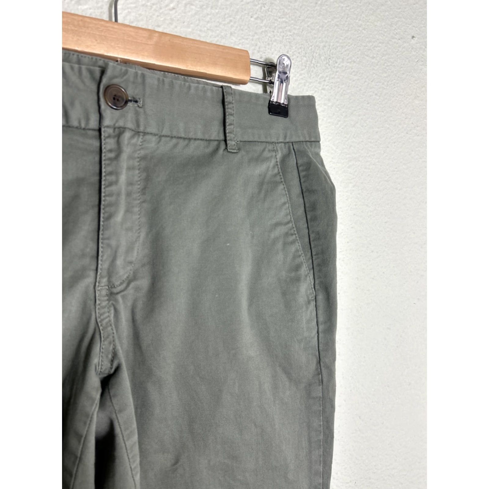 J.Crew J.CREW Pants Womens 4 Sage Green Frankie Stretch Chino Career Pants 30x27 Size 27" / US 4 / IT 40 - 5 Thumbnail