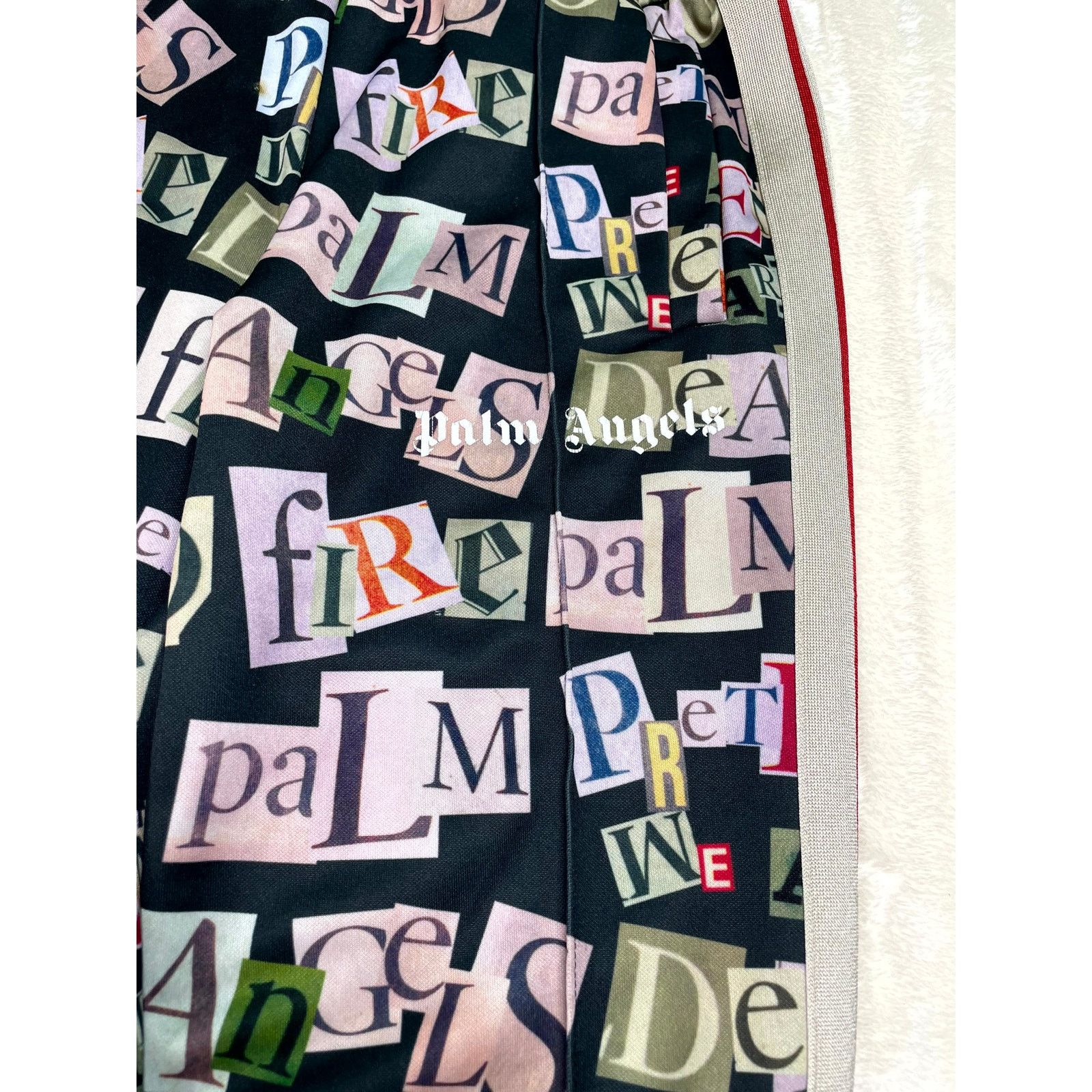 Palm Angels Palm Angels Monogram Track Multicolor Pants Size US 32 / EU 48 - 2 Thumbnail