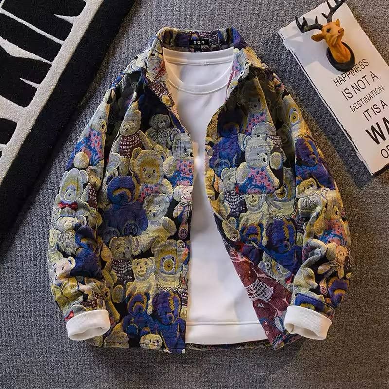 Japanese Brand × Vintage teddy bear jacket Size US XL / EU 56 / 4 - 1 Thumbnail