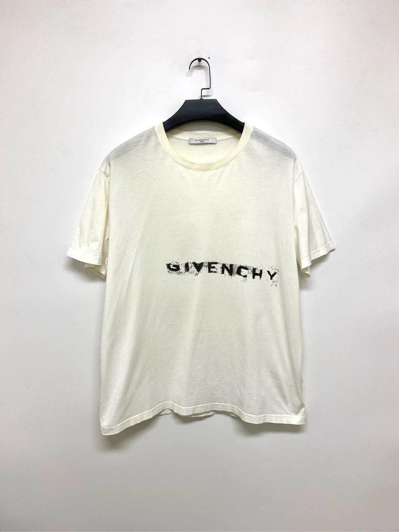 Givenchy Givenchy White Graffiti Short Sleeve T-Shirt 2506-Nextarrow Size US XL / EU 56 / 4 - 1 Thumbnail