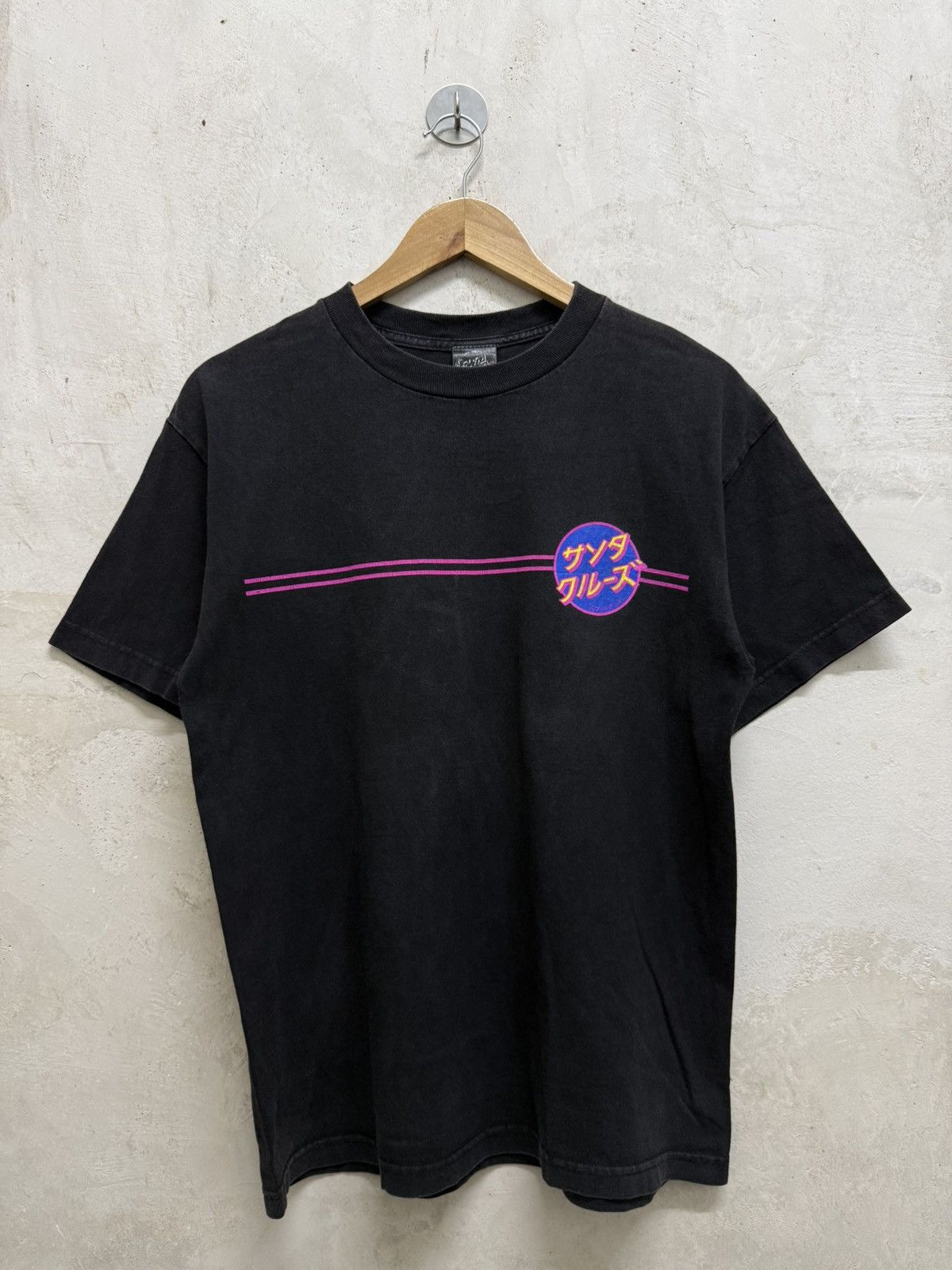 Santa Cruz Skateboards 2000s Santa Cruz Japanese Font Logo Tee Size US M / EU 48-50 / 2 - 3 Thumbnail
