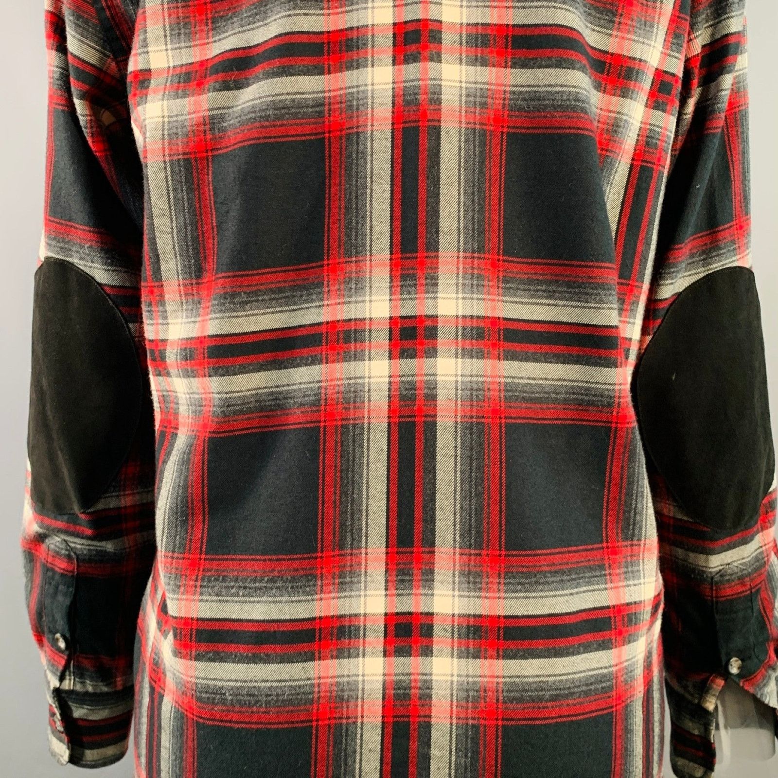 Ralph Lauren RALPH LAUREN Black Red White Cotton Plaid One Pocket Shirt Size XS / US 0-2 / IT 36-38 - 5 Thumbnail