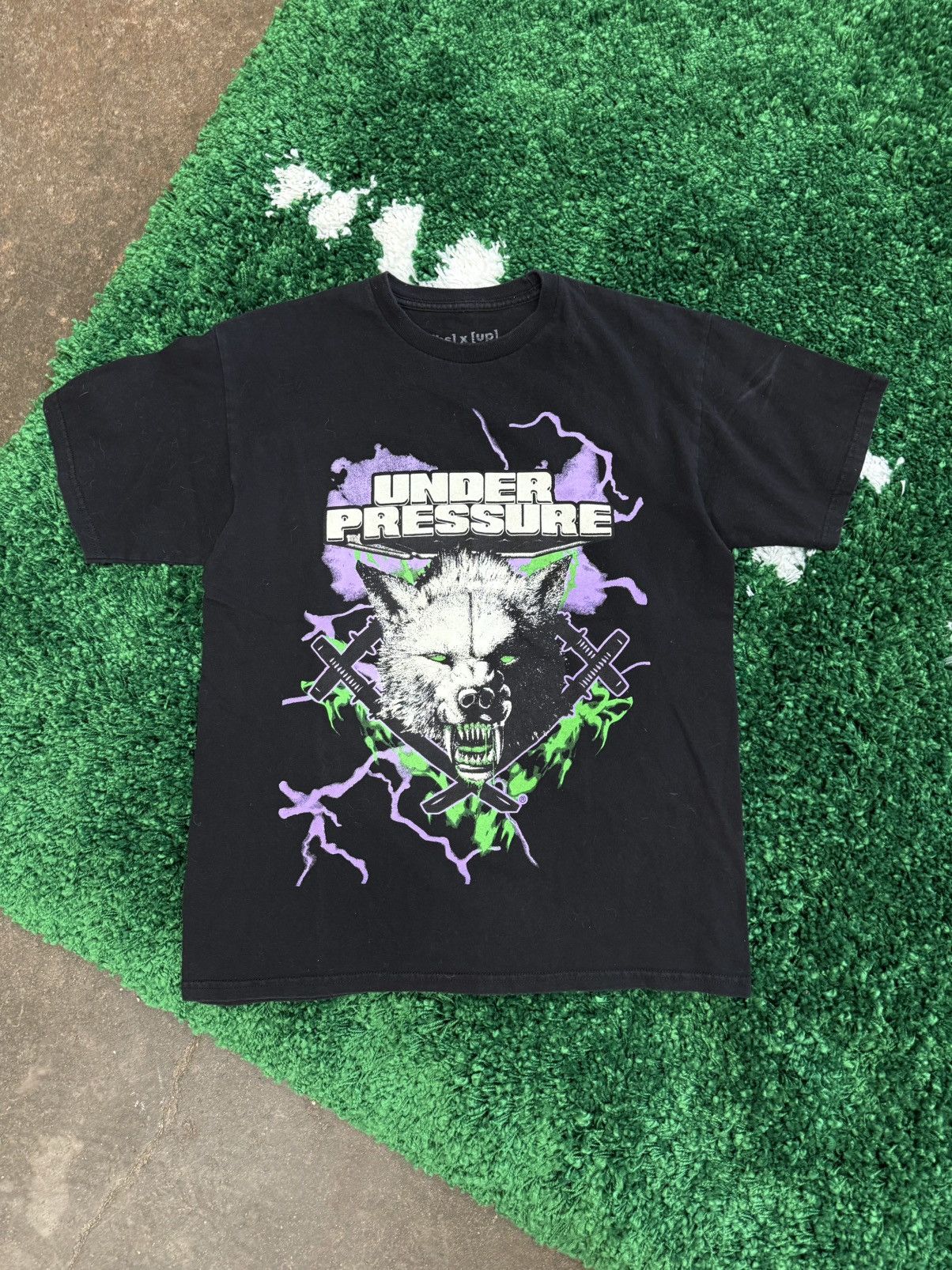 Hollow Squad × Xavier Wulf / Hollow Squad Hollow Squad x Under Pressure Wolf Logo Tee Medium Black Size US M / EU 48-50 / 2 - 1 Thumbnail
