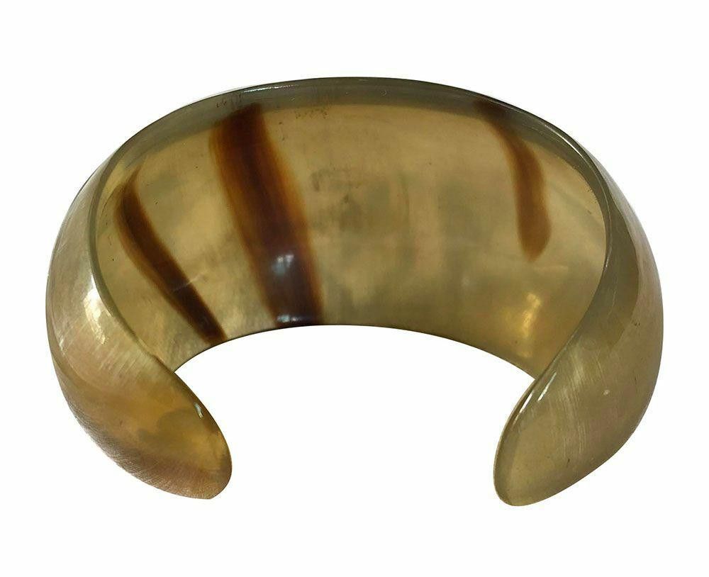 Designer New Textured Cow Horn Bracelet. Size ONE SIZE - 1 Thumbnail