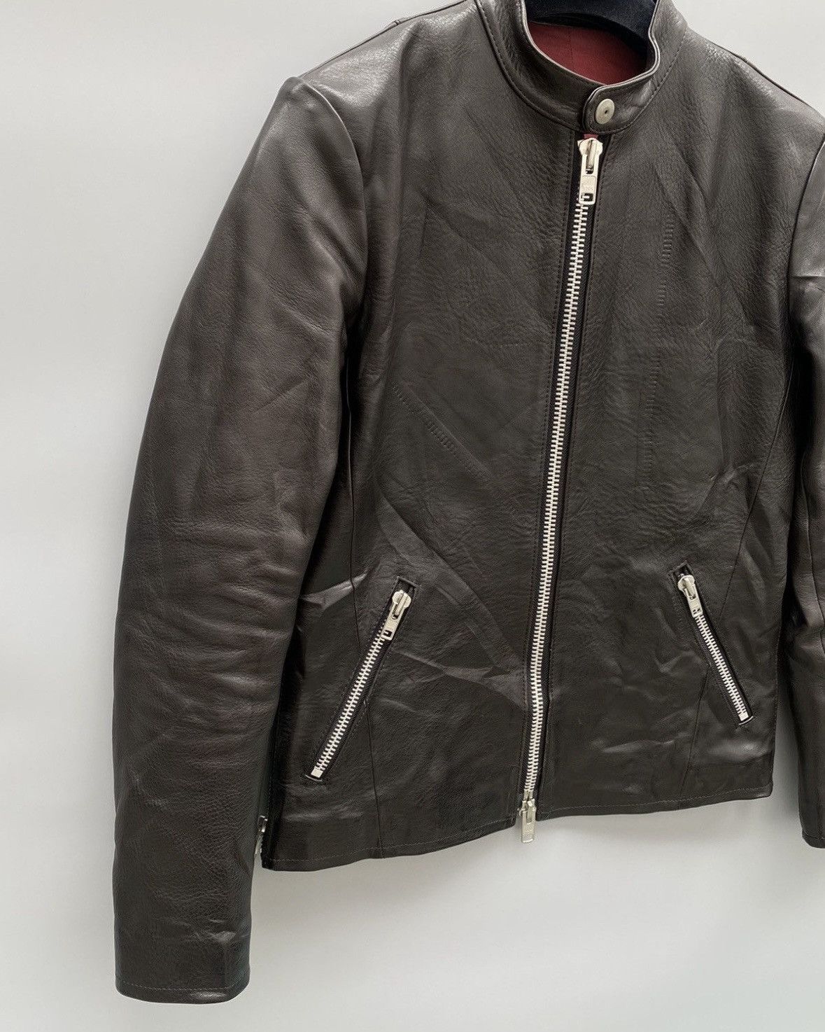 Isamu Katayama Backlash S/S 2018 Isamu Katayama “Orice” Single Rider Leather Jacket Size US XS / EU 42 / 0 - 3 Thumbnail