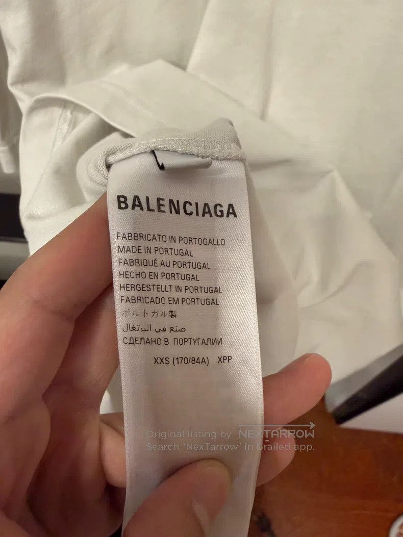 Balenciaga Balenciaga Printed Logo Short Sleeve T-Shirt Size US XXS / EU 40 - 3 Thumbnail
