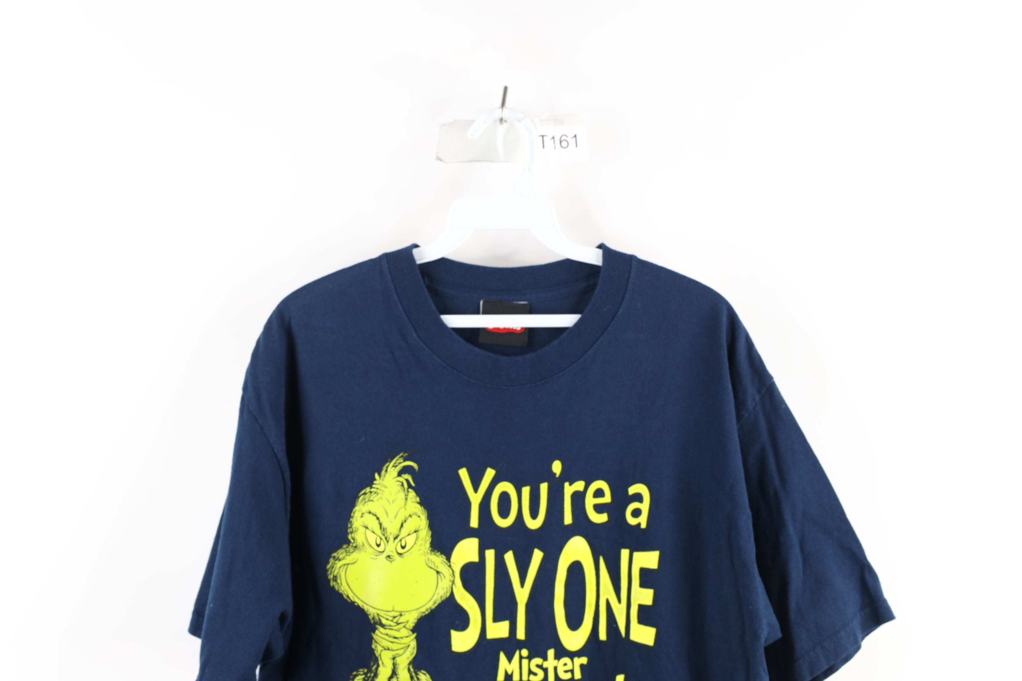 Vintage Vintage Y2K Dr Seuss Faded The Grinch Short Sleeve T-Shirt Size US L / EU 52-54 / 3 - 2 Thumbnail