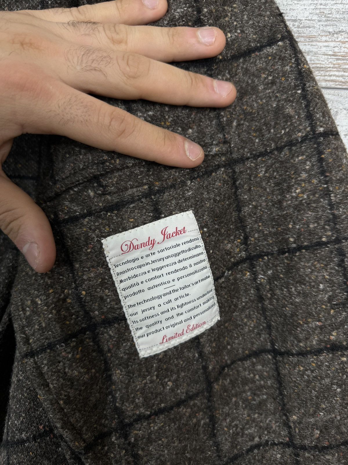 L.B.M. 1911 Mens L.b.m. 1911 Sport Giacca blazer jacket brown wool Size US S / EU 44-46 / 1 - 13 Thumbnail