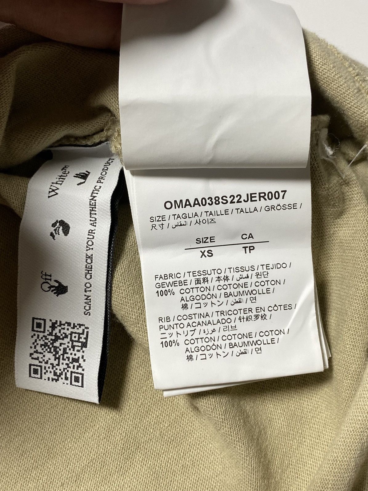 Off-White Off-White SS22 Caravaggio Arrow Skate T-Shirt Size US M / EU 48-50 / 2 - 16 Thumbnail
