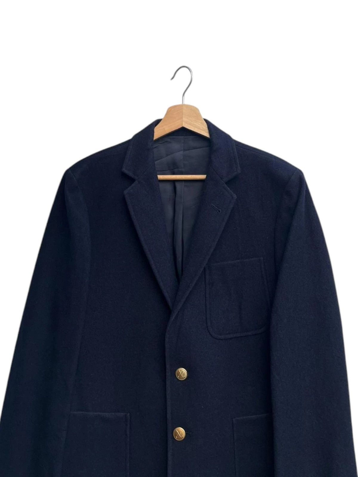 Maison Kitsune Maison Kitsuné Gold Tone Buttons Wool Jacket Size US S / EU 44-46 / 1 - 6 Thumbnail
