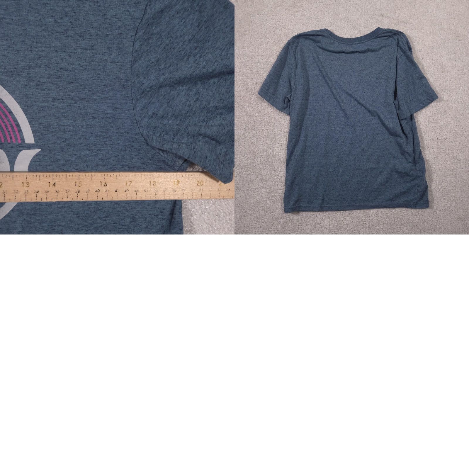 Hurley VINTAGE Hurley Shirt Mens Small Blue Circle Logo Graphic Tee Surf Retro Rainbow Tagless Tee Size US S / EU 44-46 / 1 - 8 Thumbnail