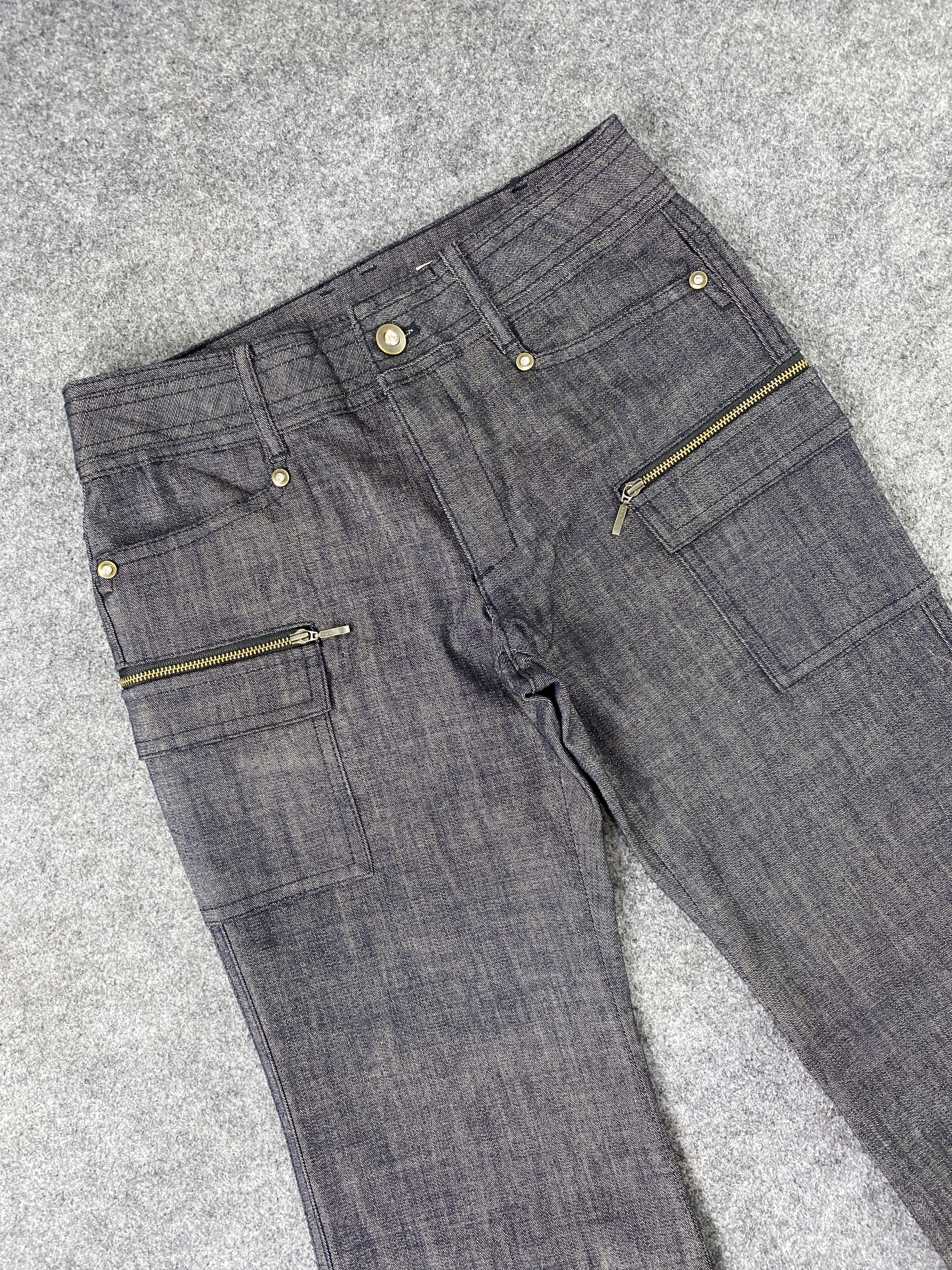 Japanese Brand Japanese Brand Multi Pocket Flare Pants - J1121 Size 26" / US 2 / IT 38 - 5 Thumbnail