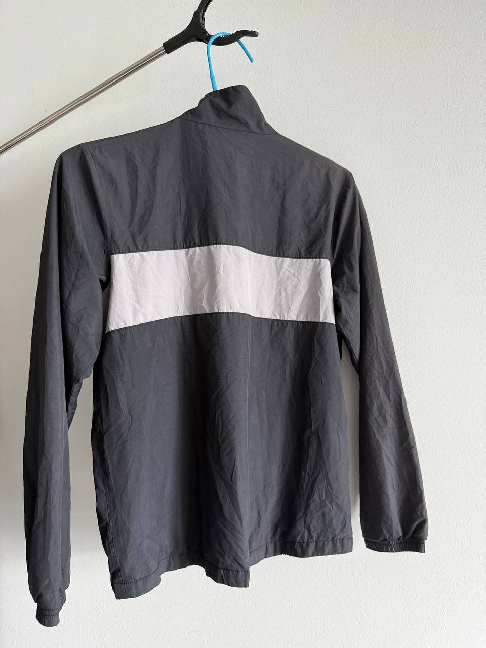 Nike Vintage Nike Black Grey Windbreaker/Jacket Size: Tagged M Size M / US 6-8 / IT 42-44 - 2 Thumbnail