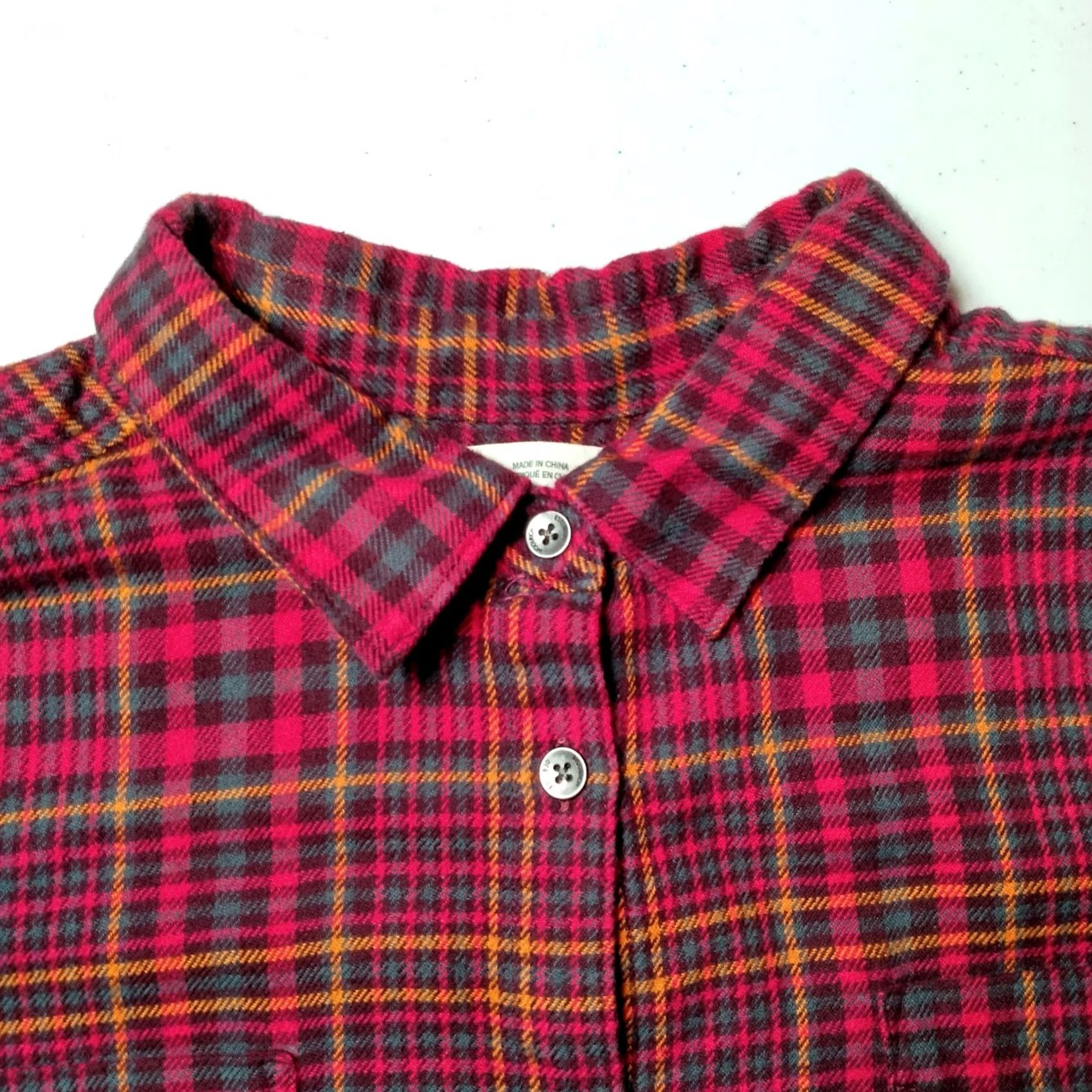 Vintage VINTAGE Woolrich Pemberton Flannel Shirt Women L Pink Plaid Cabincore Workwear Size L / US 10 / IT 46 - 2 Thumbnail