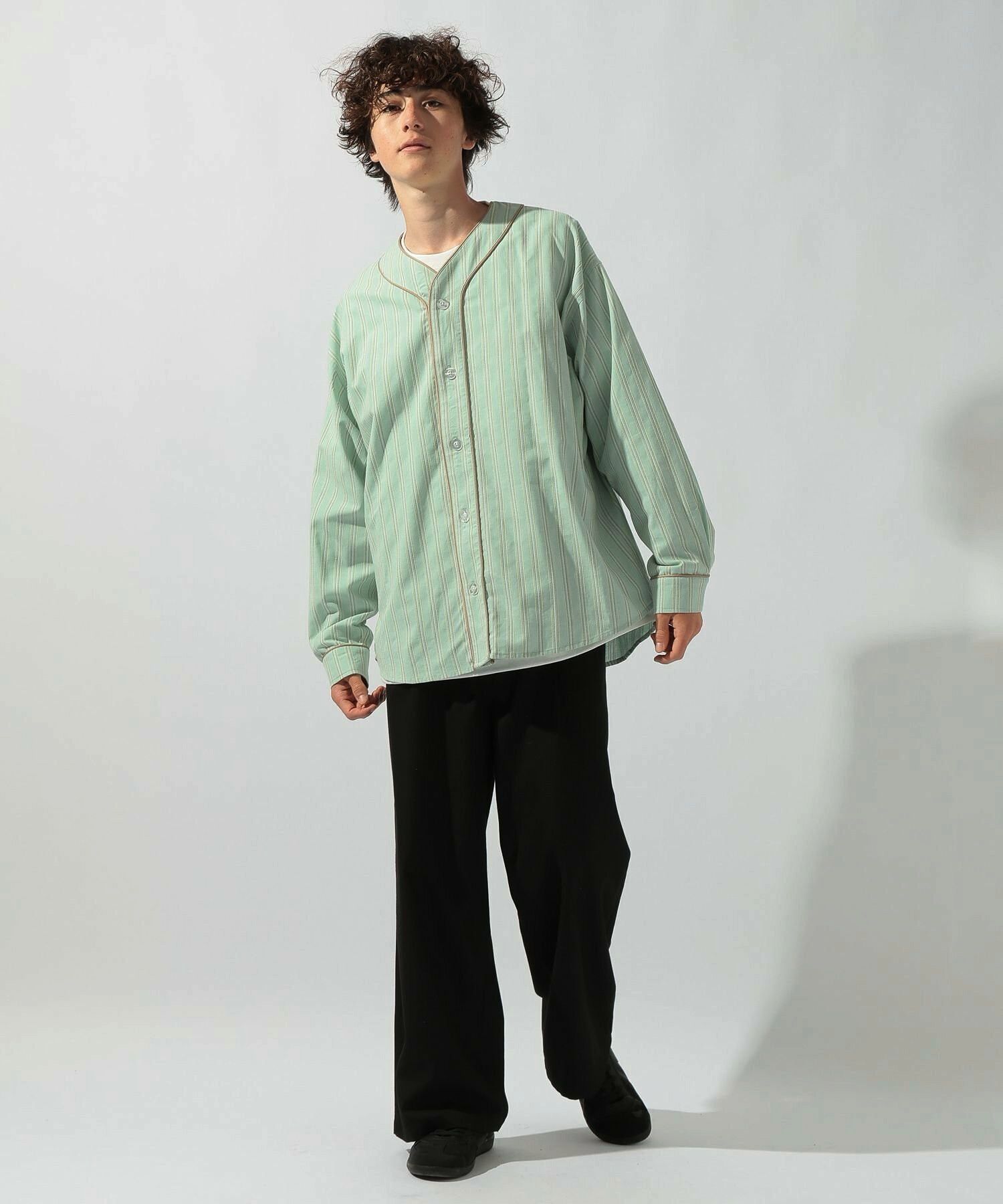Other Niko and ... Japan Boxy Striped Baseball Shirt Size US M / EU 48-50 / 2 - 10 Thumbnail