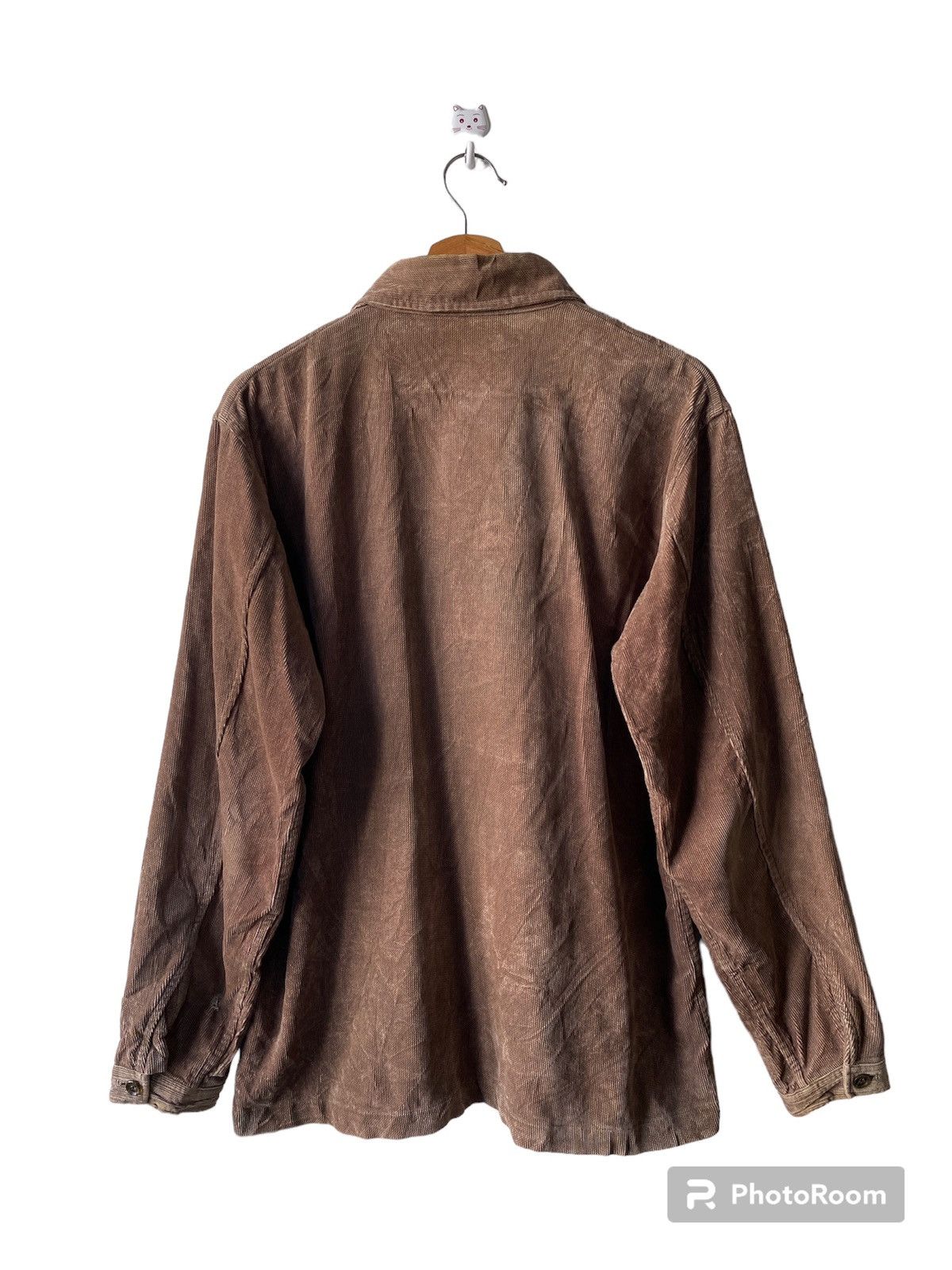 Issey Miyake 1990s - Tete Homme By Issey Miyake Corduroy Zipper Shirt Size US L / EU 52-54 / 3 - 2 Thumbnail