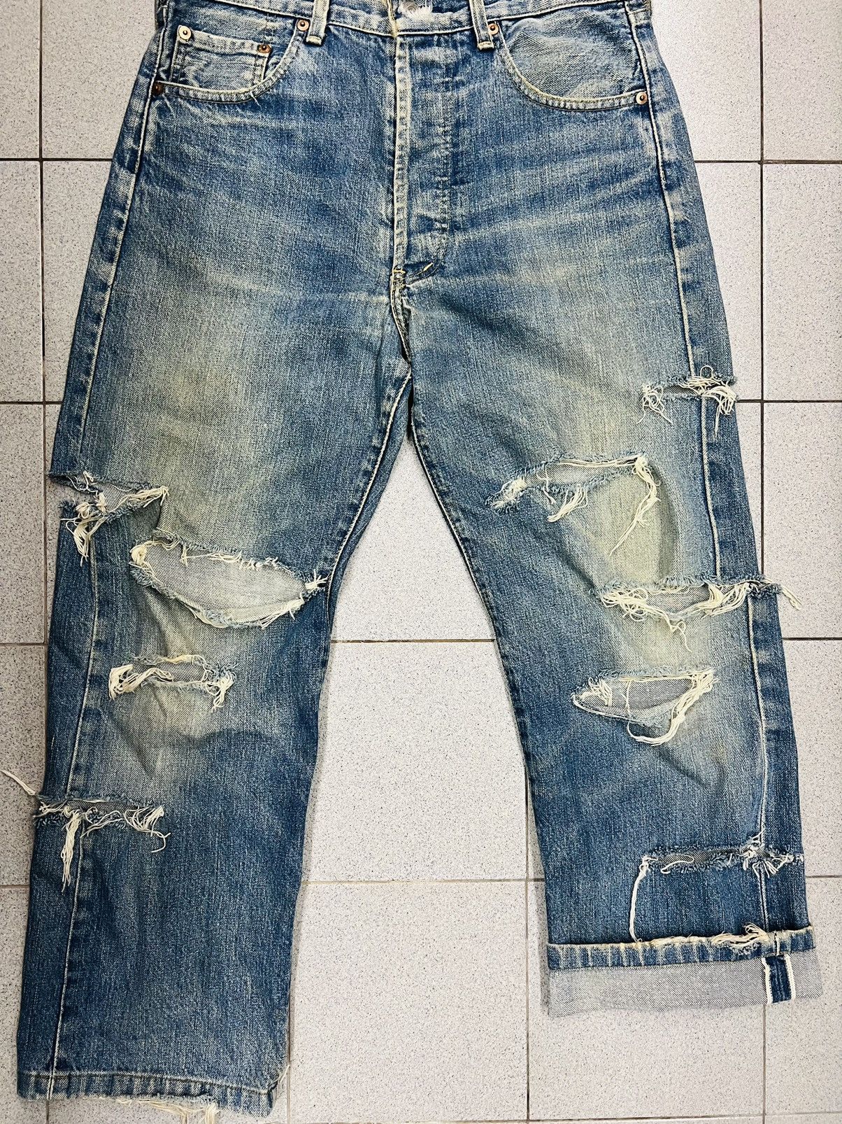 LVC × Levi's Vintage Clothing VINTAGE LEVIS LOT 503B BIG E SELVEDGE GRUNGE Size US 31 - 4 Thumbnail
