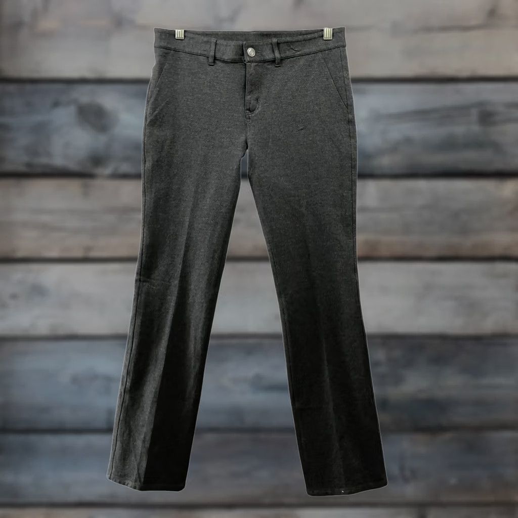 Eddie Bauer Eddie Bauer Ponte Slim Fit Pants Womens Size 8 Gray Mid Rise Performance Dress Pants Stretch Size 30" / US 8 / IT 44 - 1 Thumbnail