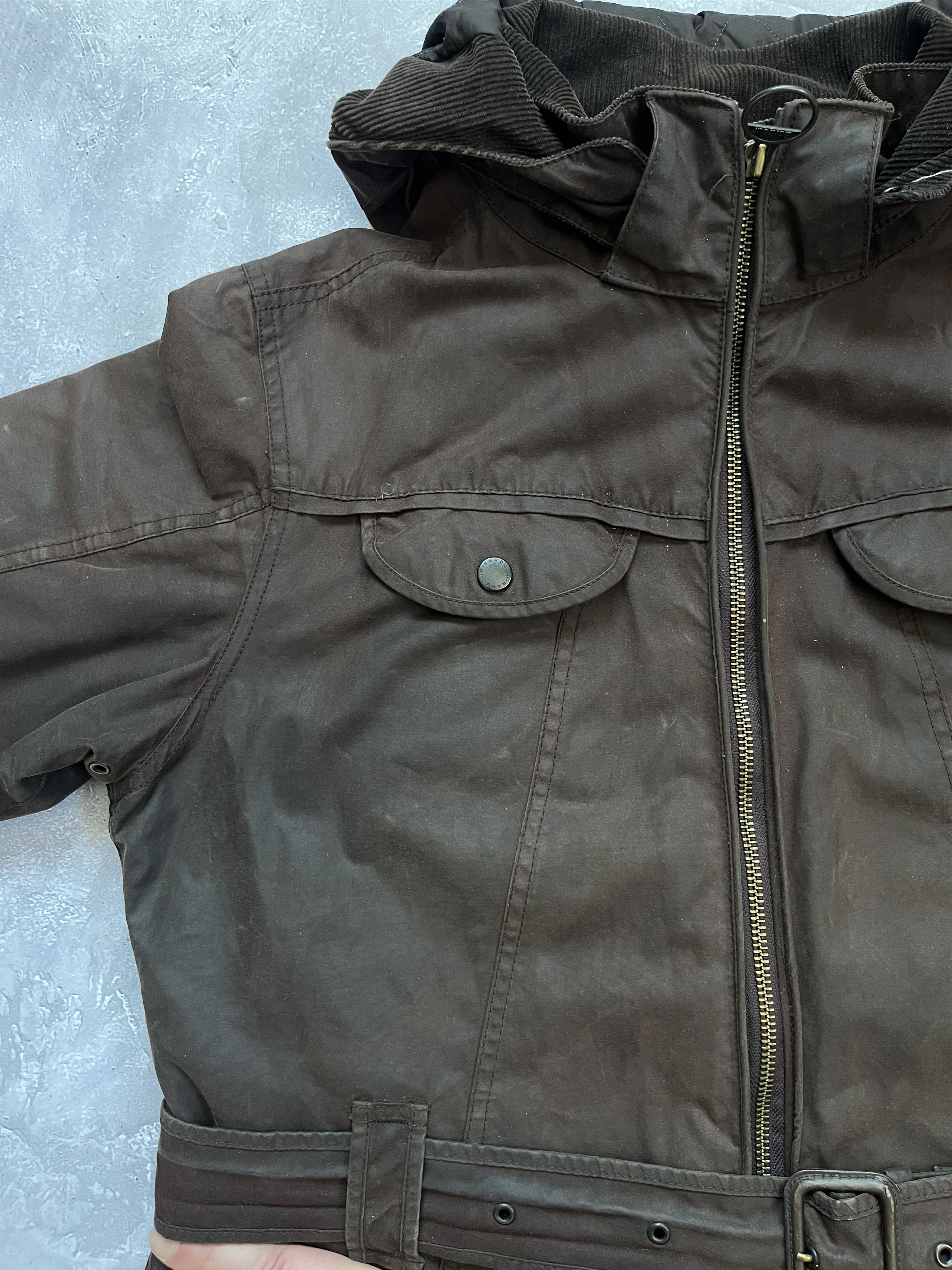 Barbour Barbour Cameron Wax Women's Hooded Jacket Brown British Size XL / US 12-14 / IT 48-50 - 11 Thumbnail