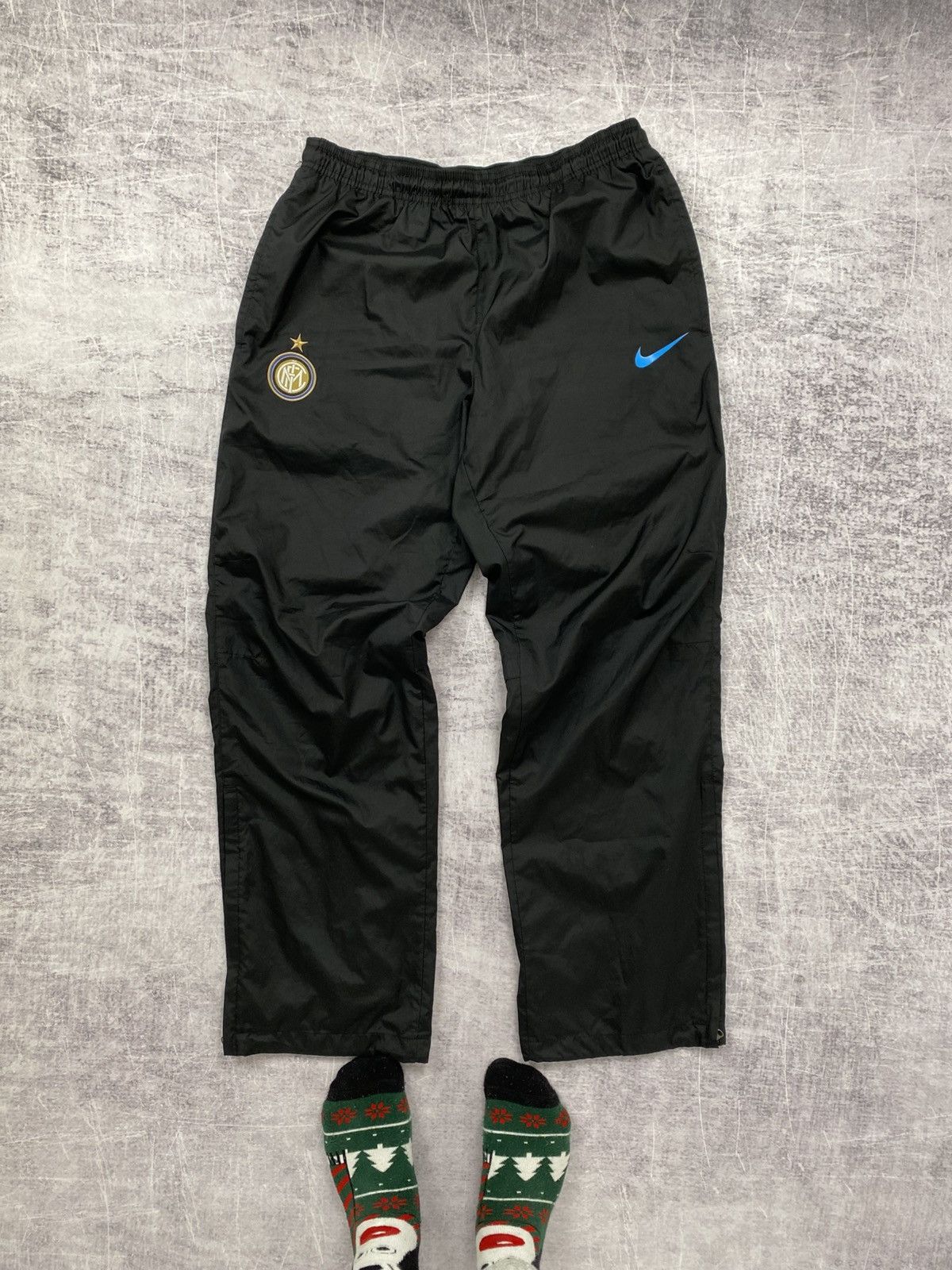 Nike × Vintage Trendy Nike Inter black sweatpants Size US 30 / EU 46 - 5 Thumbnail