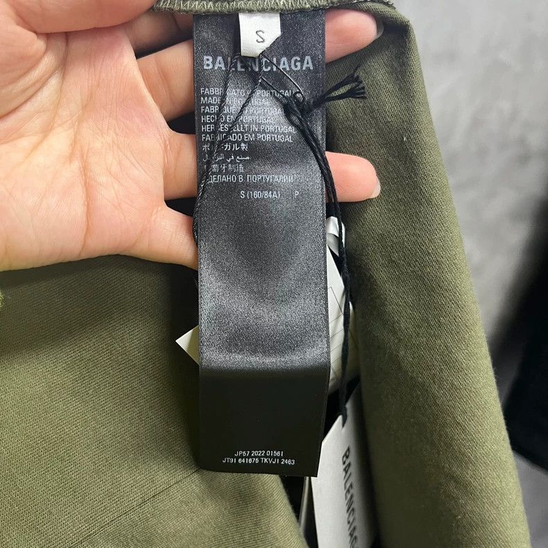 Balenciaga Balenciaga latest brown khaki green cola embroidered logo r Size US S / EU 44-46 / 1 - 3 Thumbnail